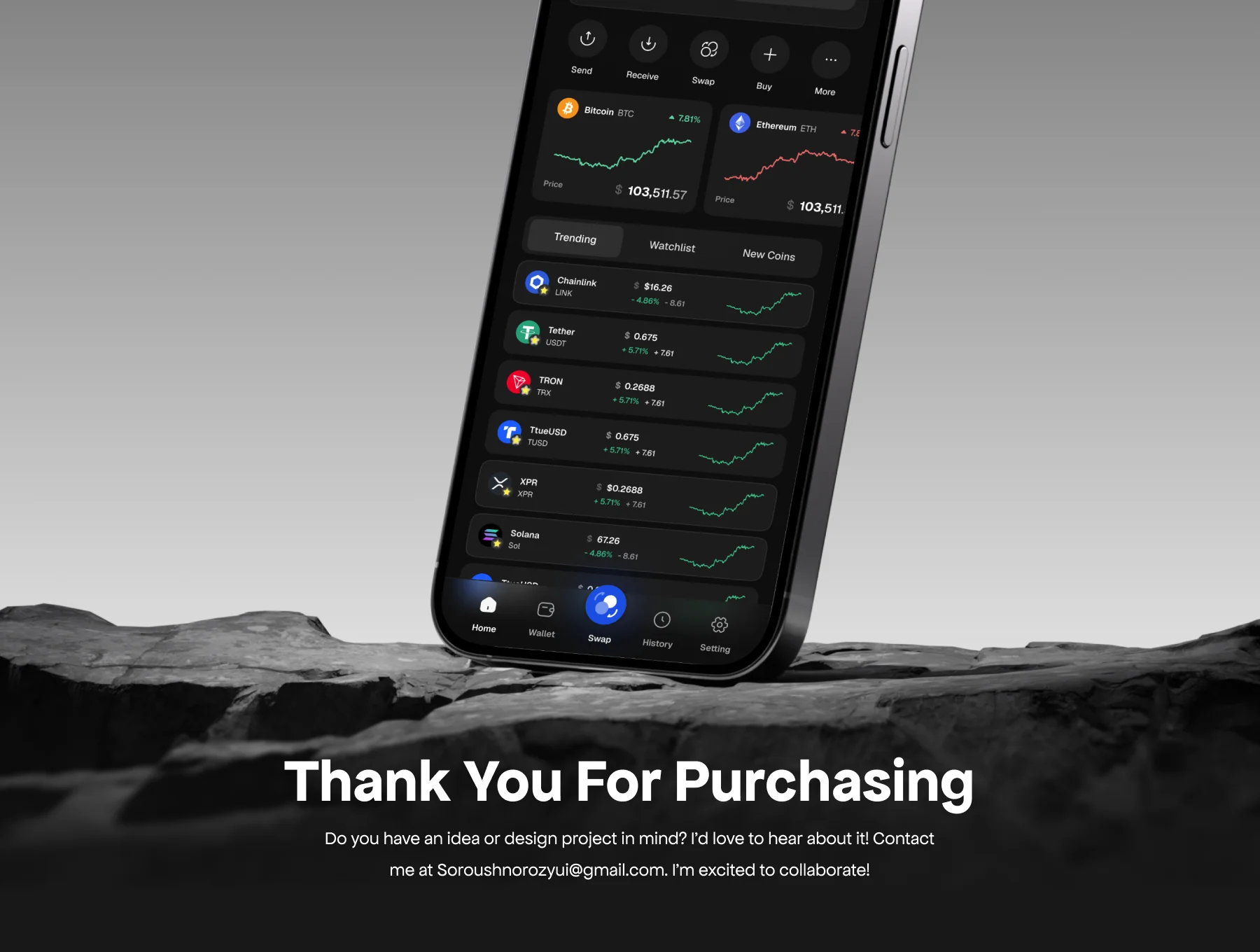 Acrypto Pay — Crypto Wallet & Payment UI Kit 6