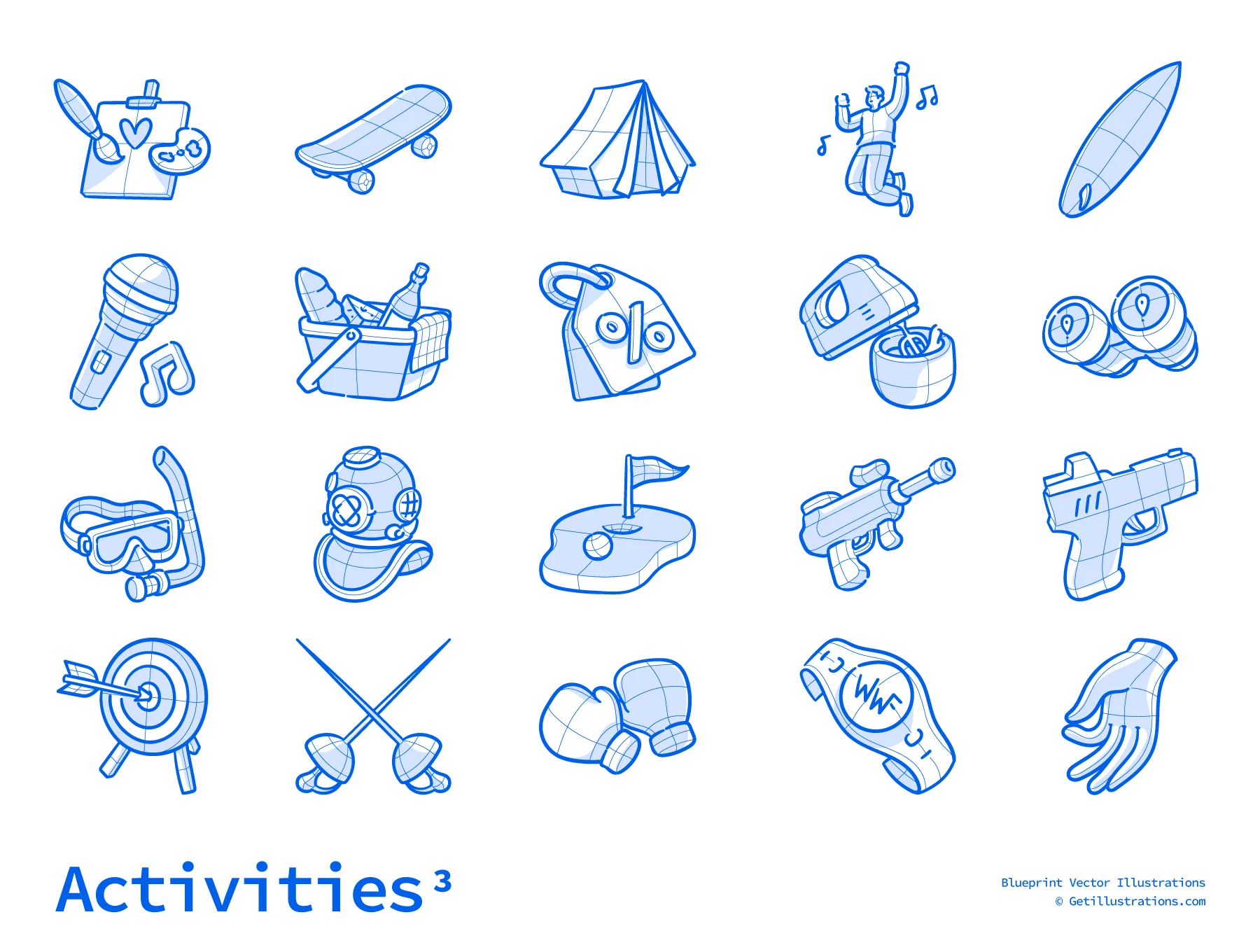 Activities Icons - Blueprint 2