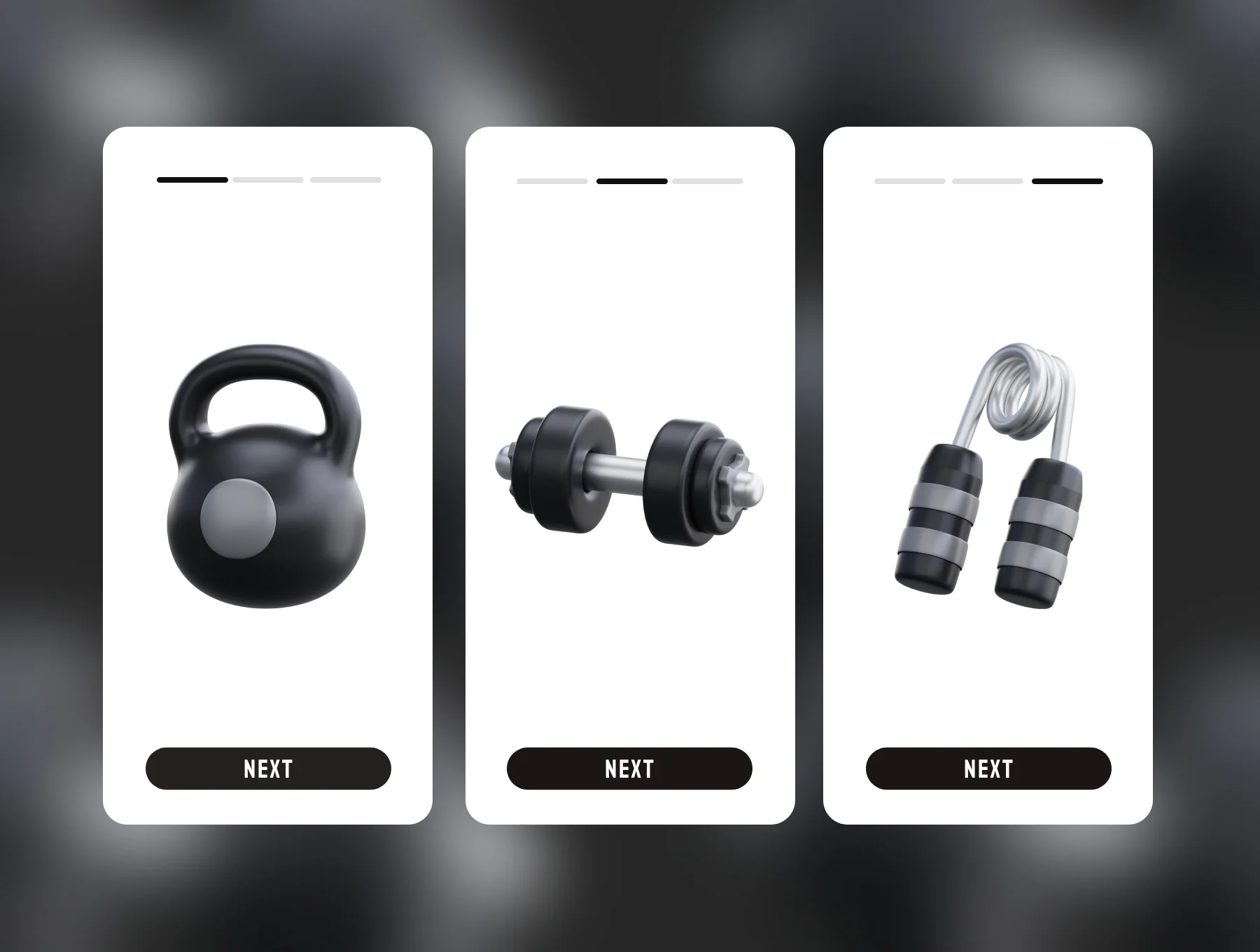 Fitness 3D Icons 2