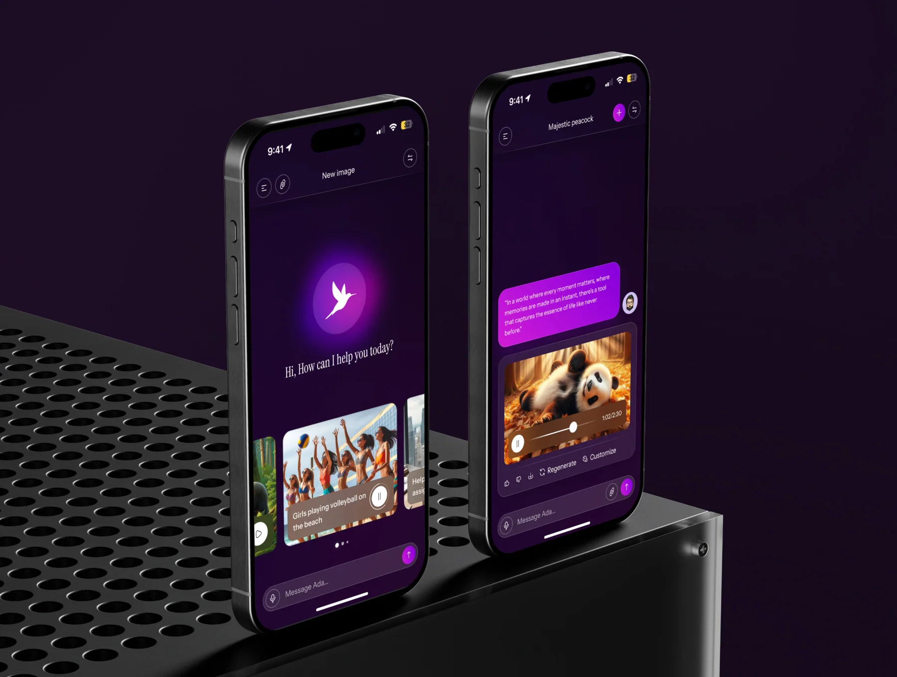 Ada - AI Generating App UI Kit 5