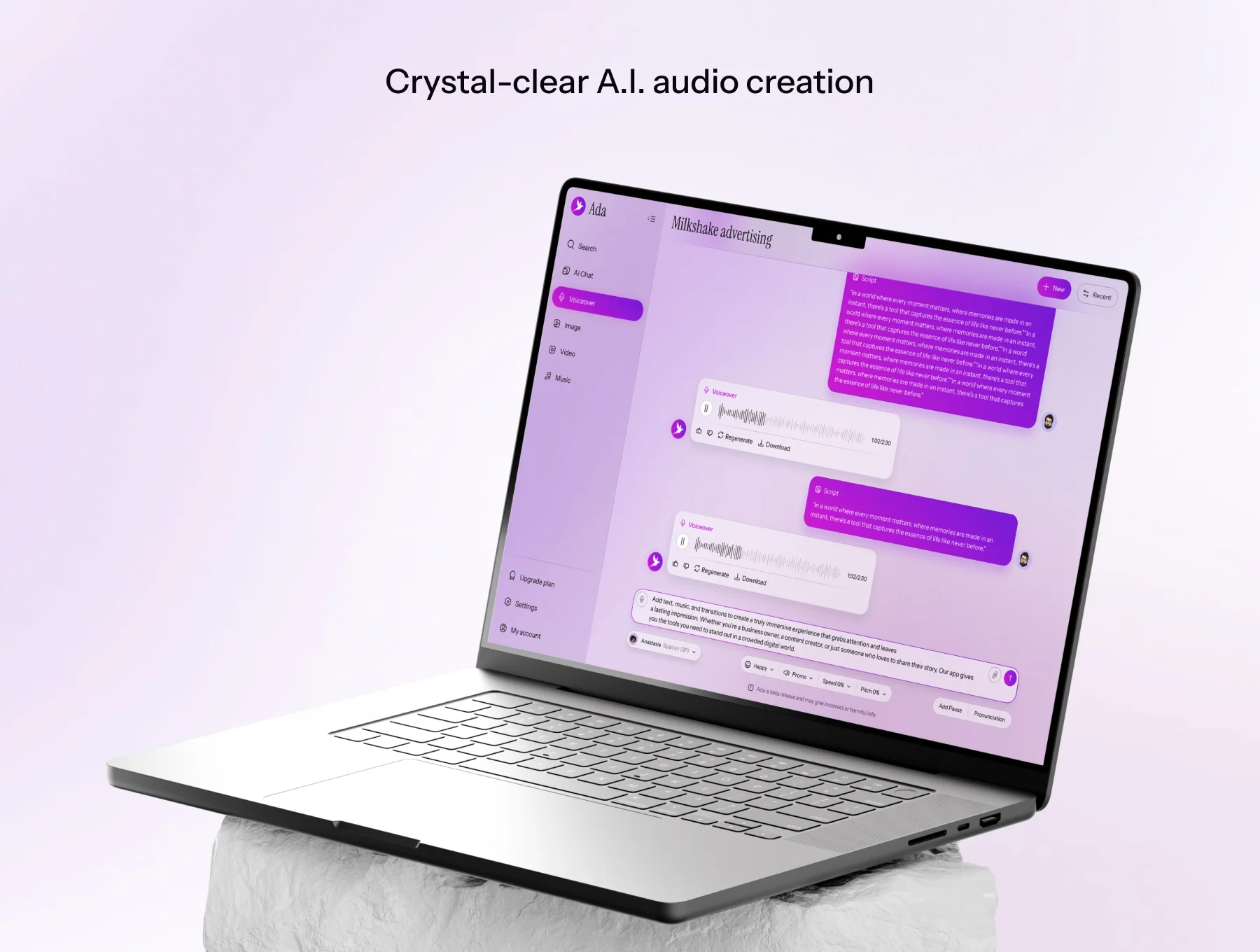 Ada - AI Generating Web UI Kit 3