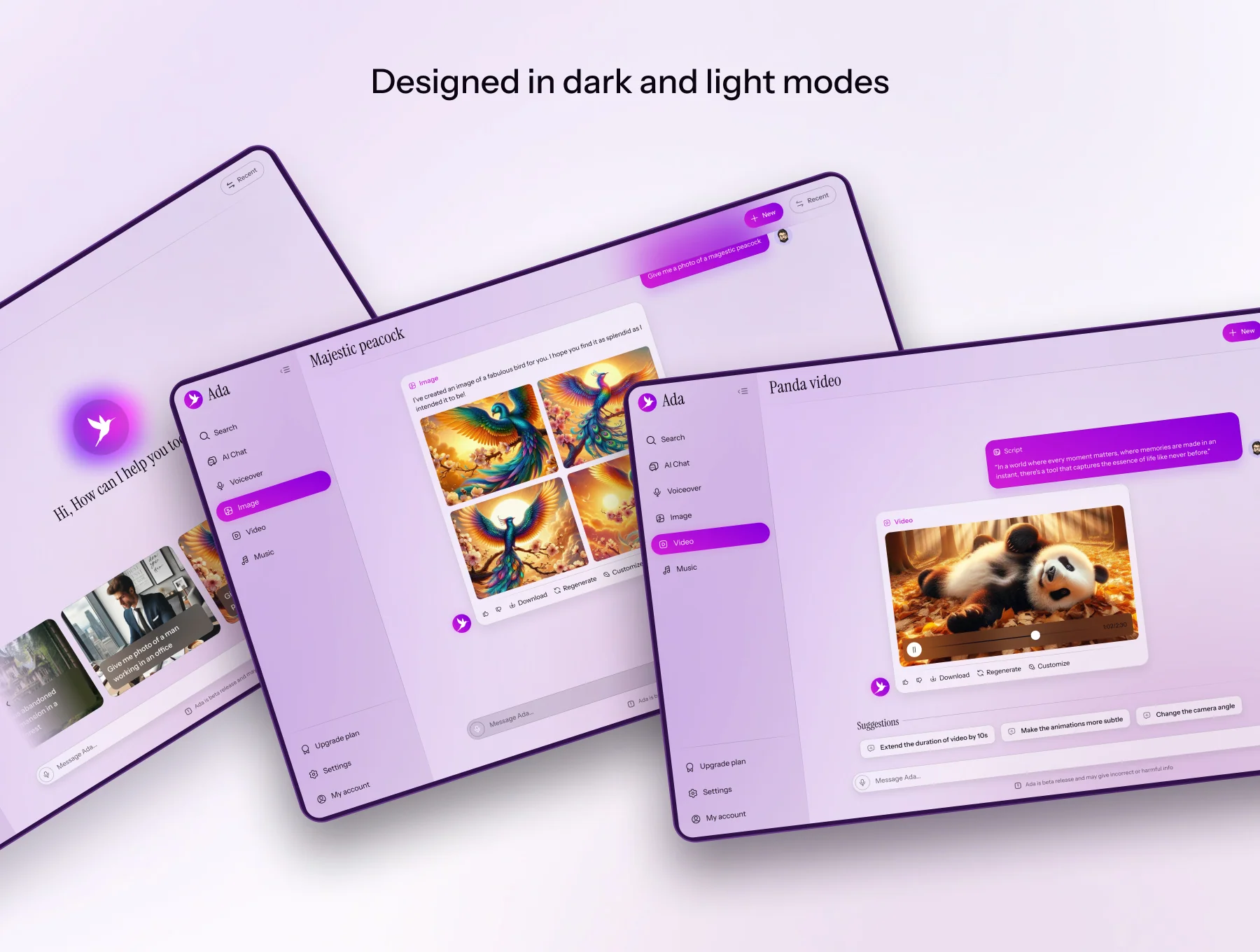 Ada - AI Generating Web UI Kit 5