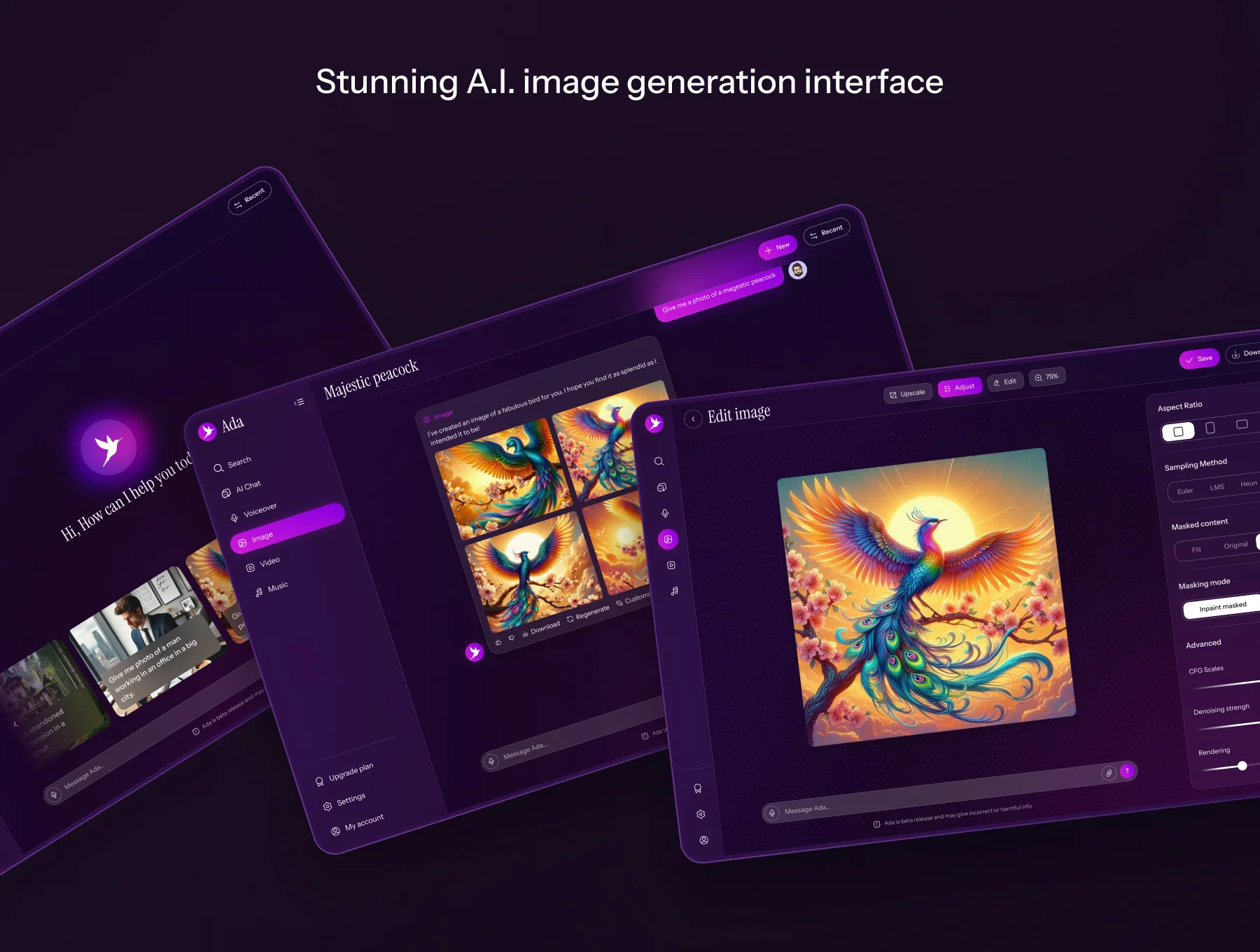 Ada - AI Generating Web UI Kit 6