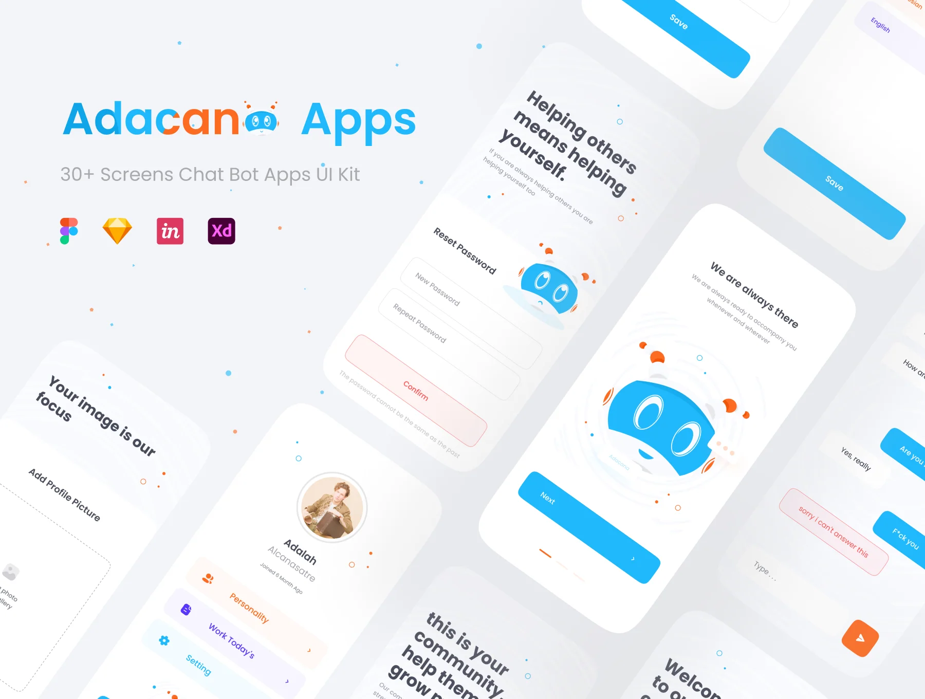 Adacana - Chat BOT Apps UI KIT