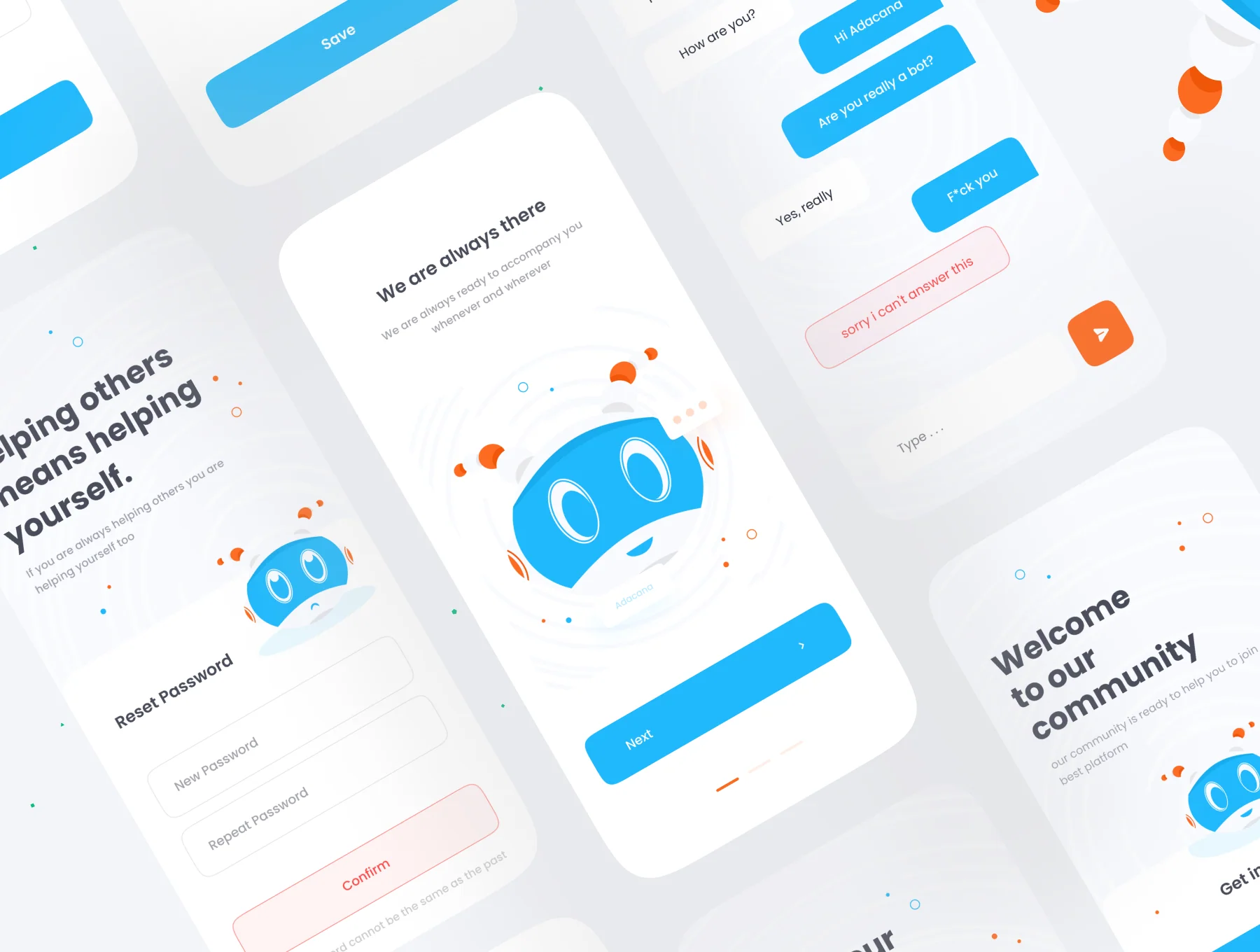 Adacana - Chat BOT Apps UI KIT 5