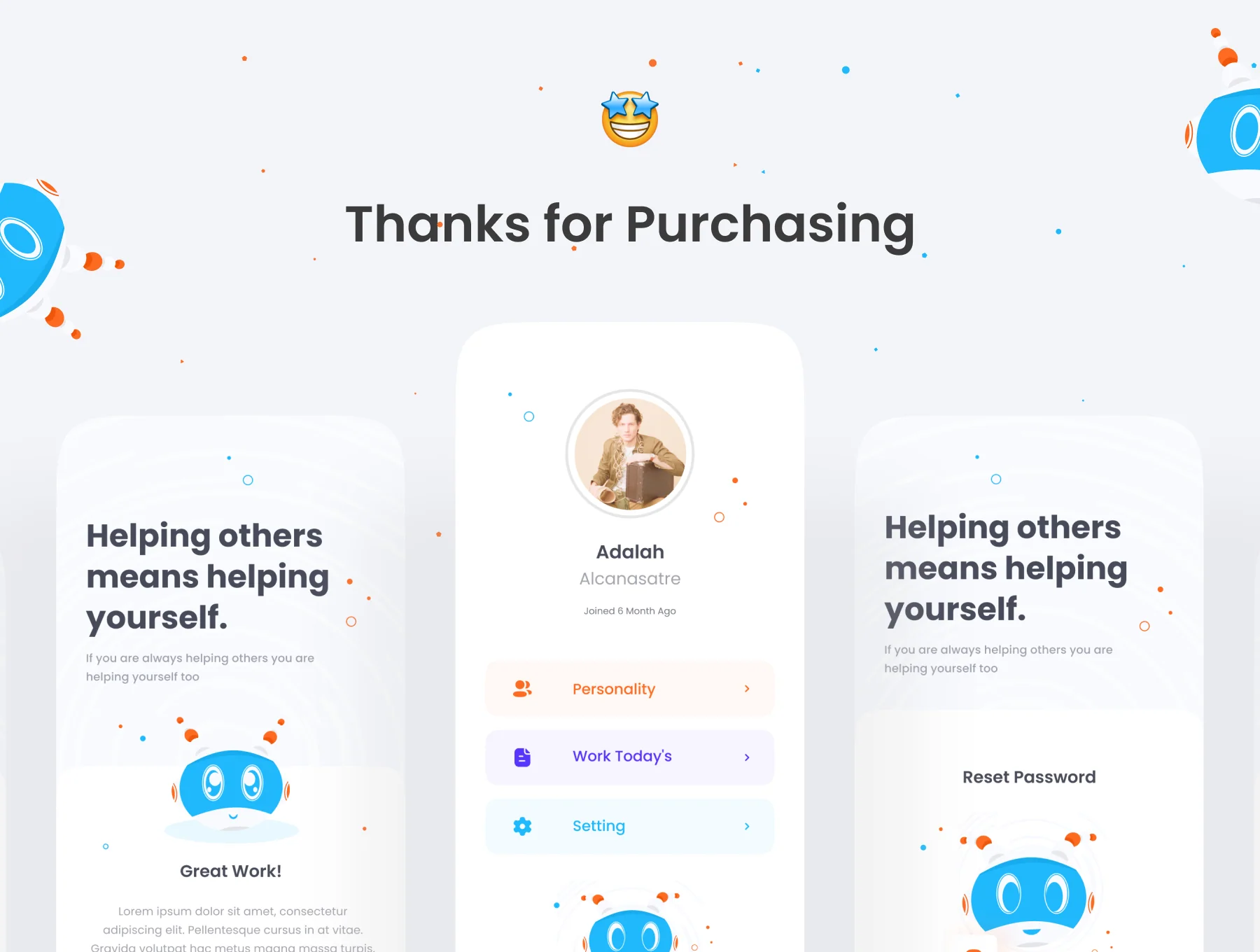 Adacana - Chat BOT Apps UI KIT 6