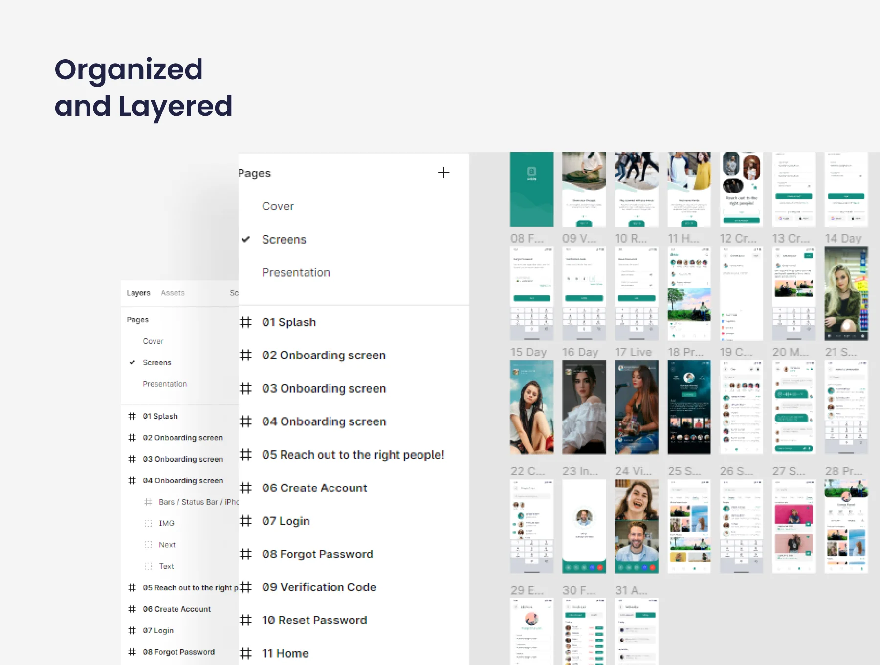 Adda - Social Network Mobile App UI Kit 4