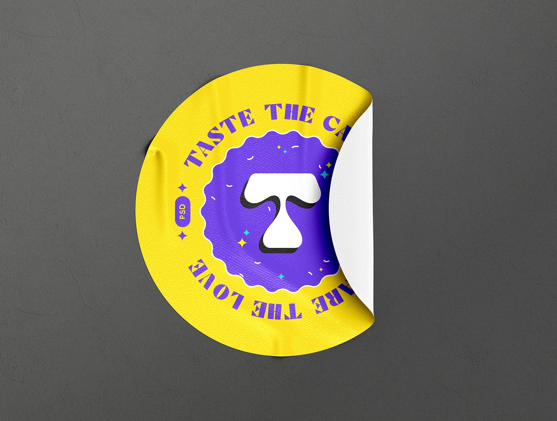 Adhesive Sticker Branding Mockup Set - 10 Scene 6