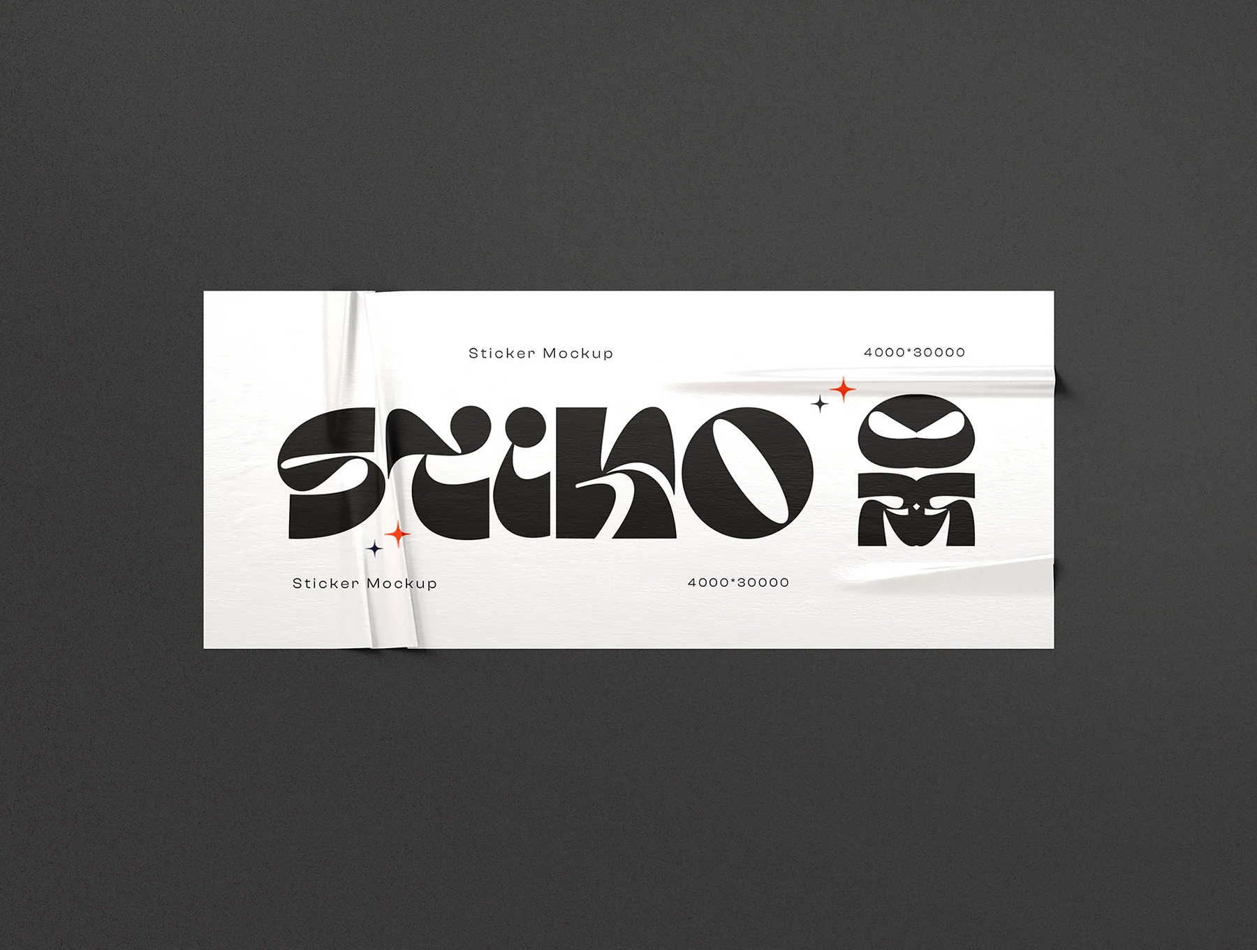 Adhesive Sticker Branding Mockup Set - 10 Scene 8