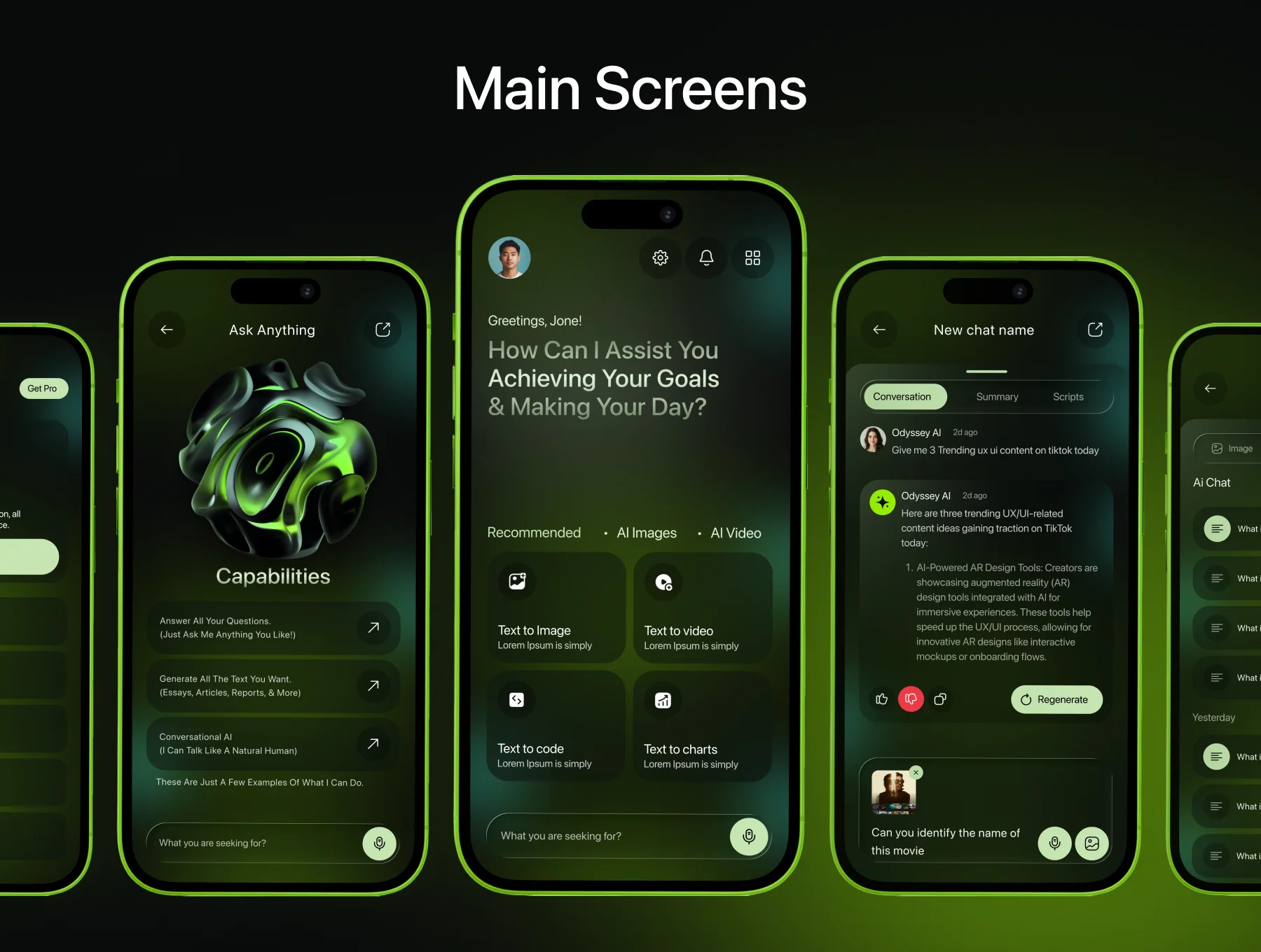 Adify – AI Agent Chatbot App UI Kit 5