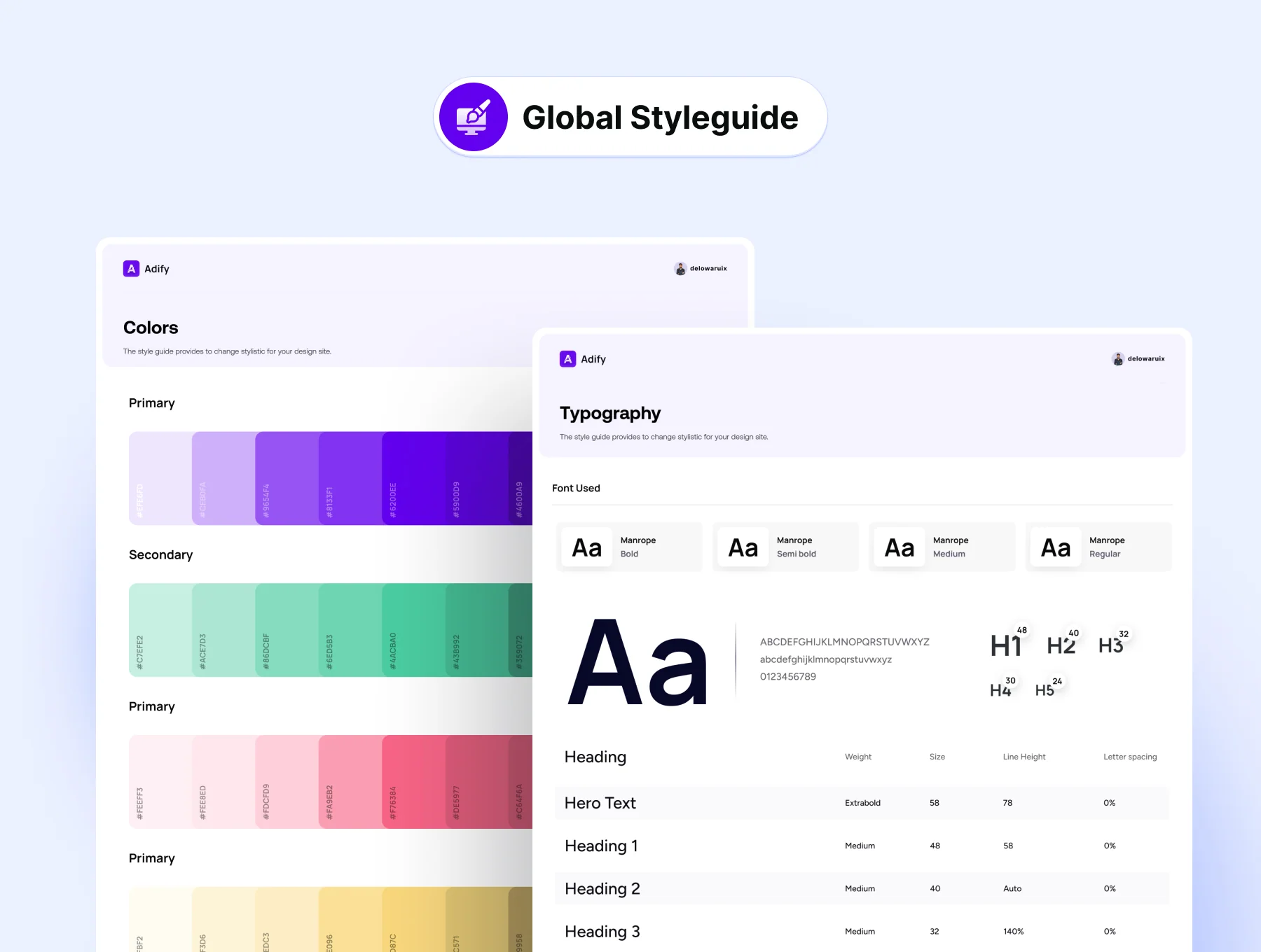 Adify - Job Finder Web Template UI Kit Design 2