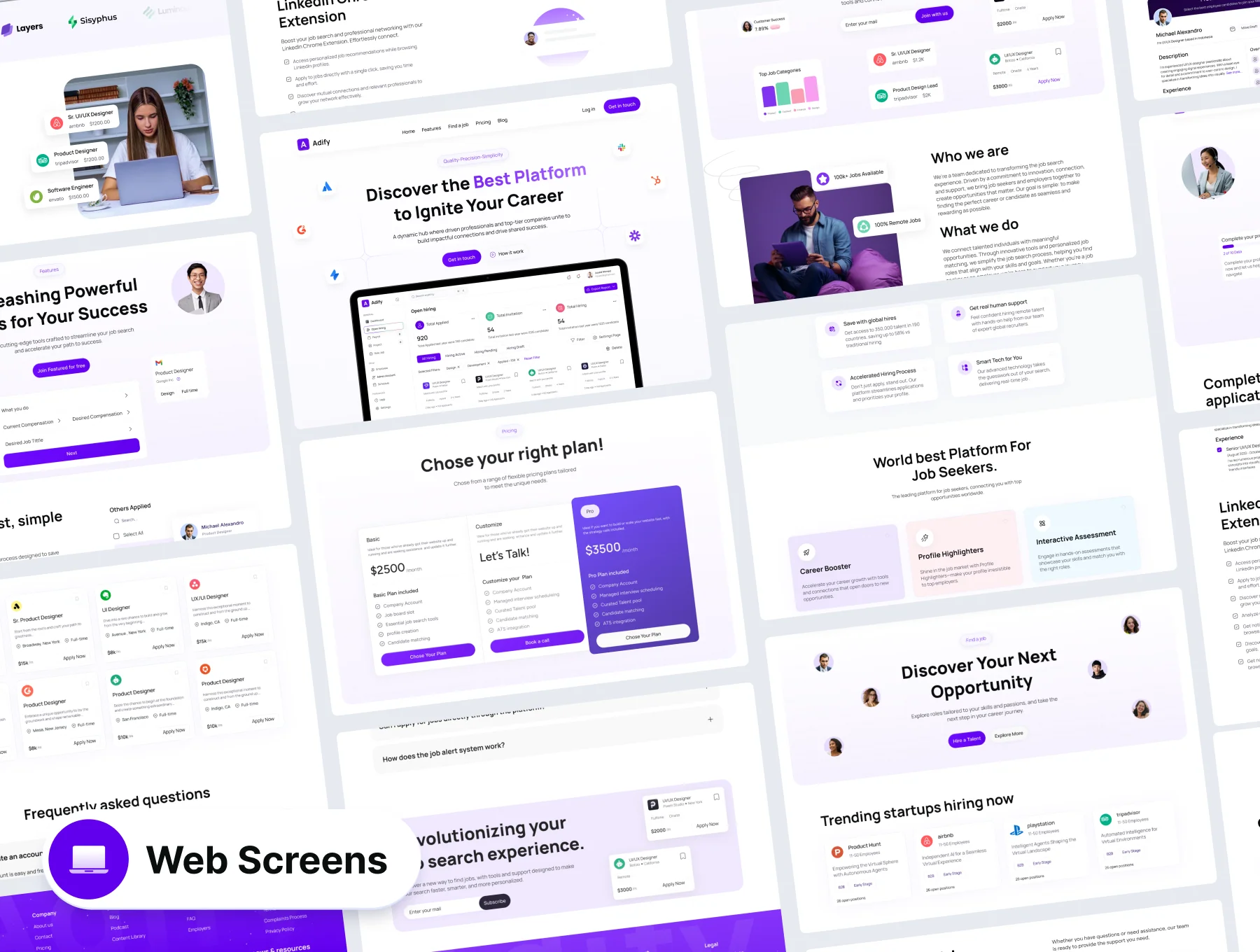 Adify - Job Finder Web Template UI Kit Design 5