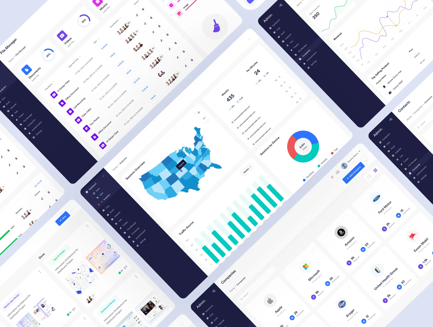 Admin Dashboard Template UI KIT 3