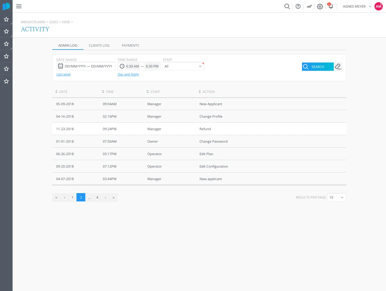 Adminian Data Tables 6