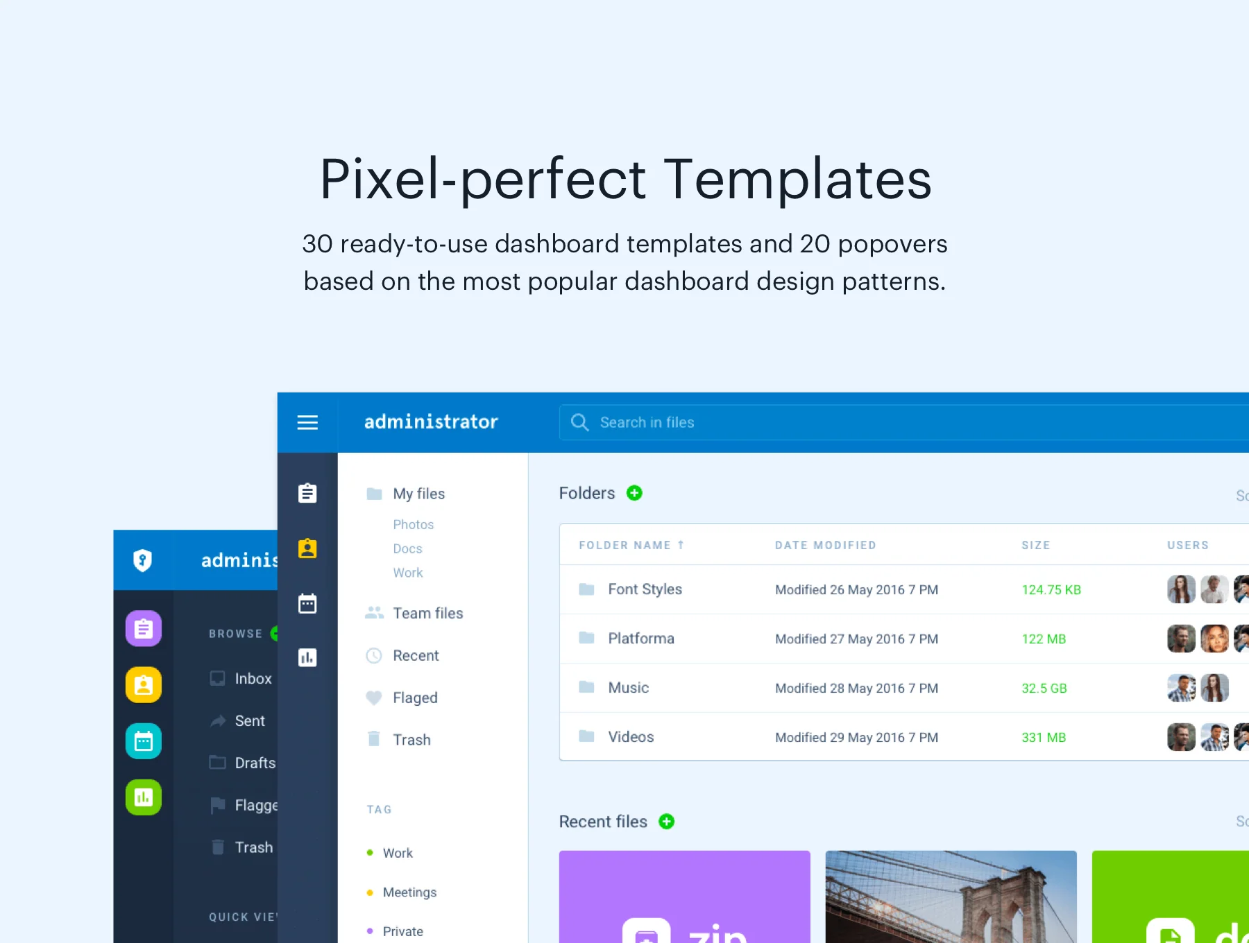 Administrator Dashboard: Sketch & Figma 6