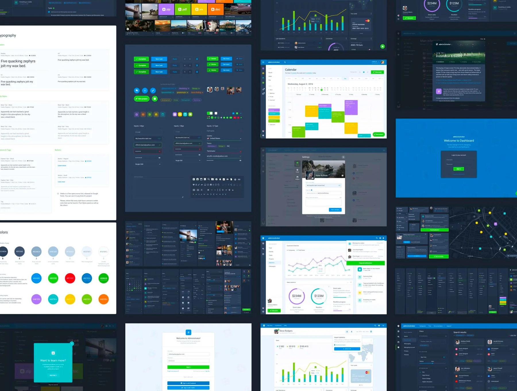 Administrator Dashboard: Sketch & Figma 8