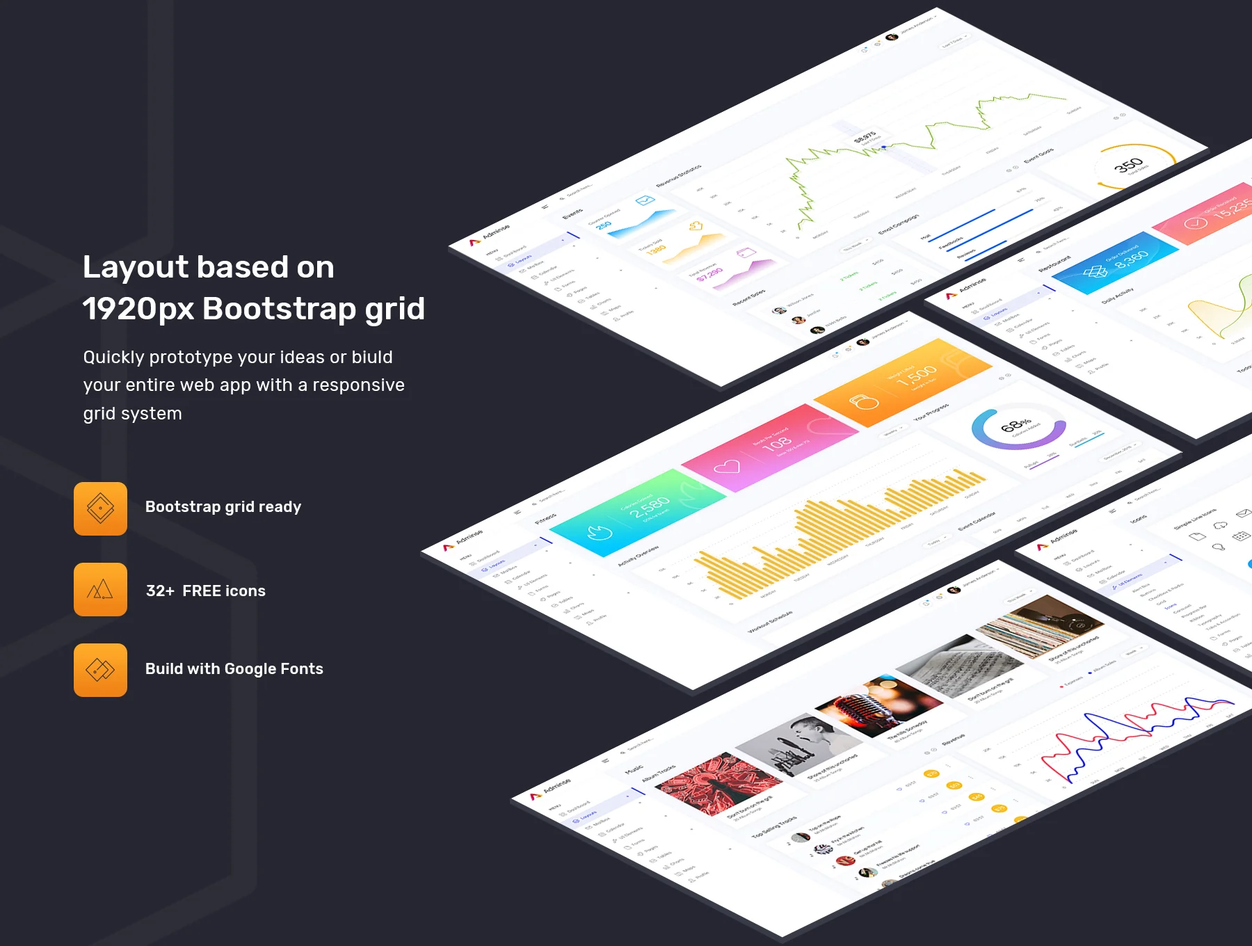 Adminse - Dashboard for Admin UI Kit Templates 4