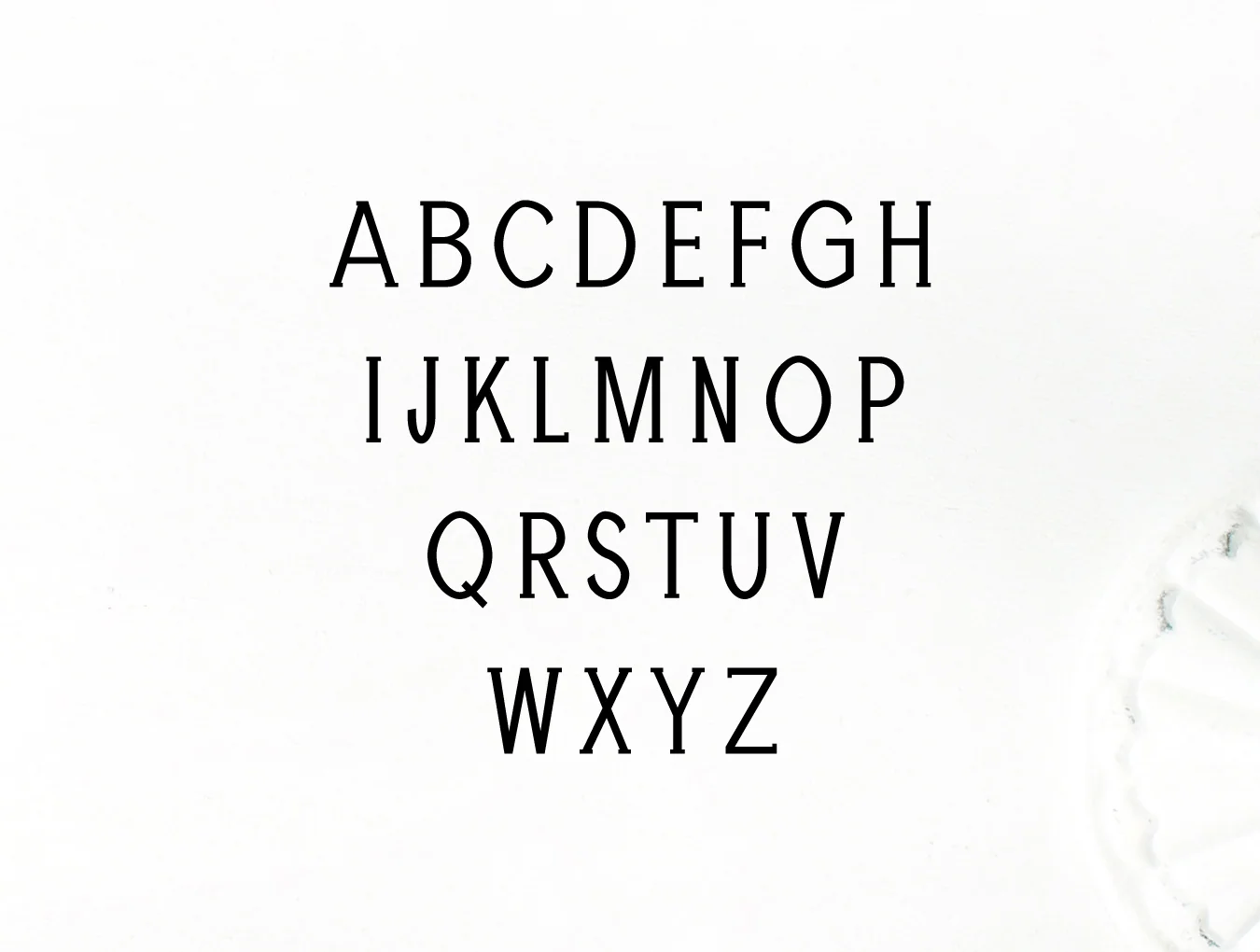 Adney Slab Serif Typeface 2