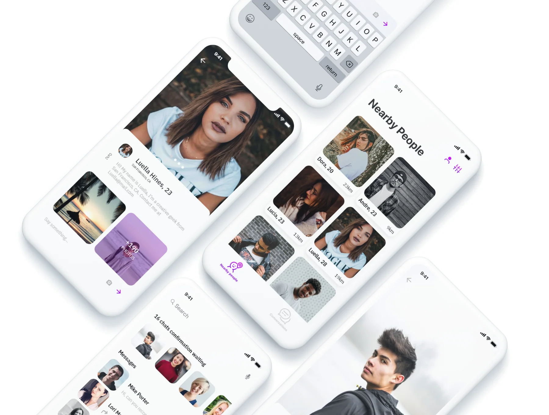 Adobe XD CC Chat UI Kit 2
