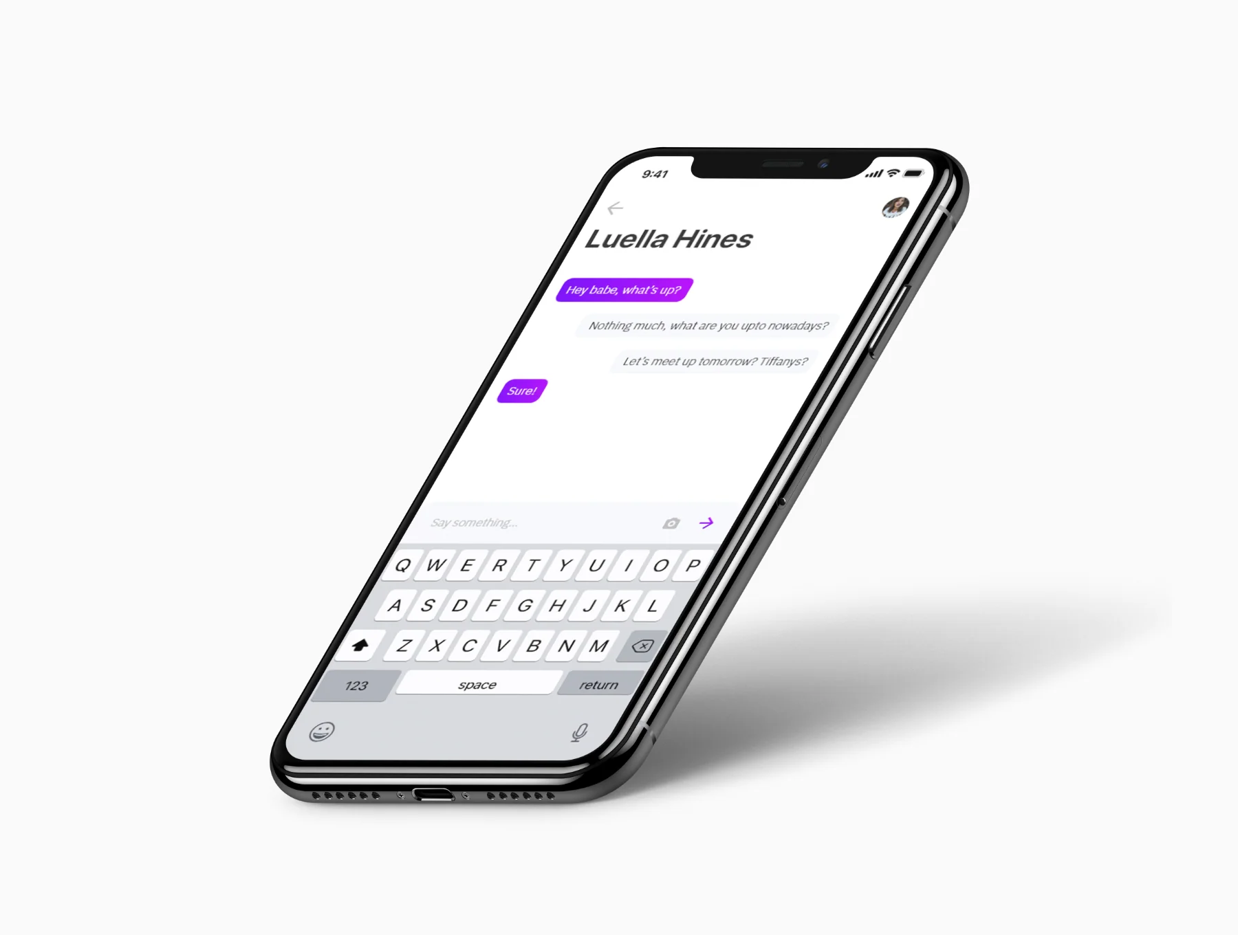 Adobe XD CC Chat UI Kit 6