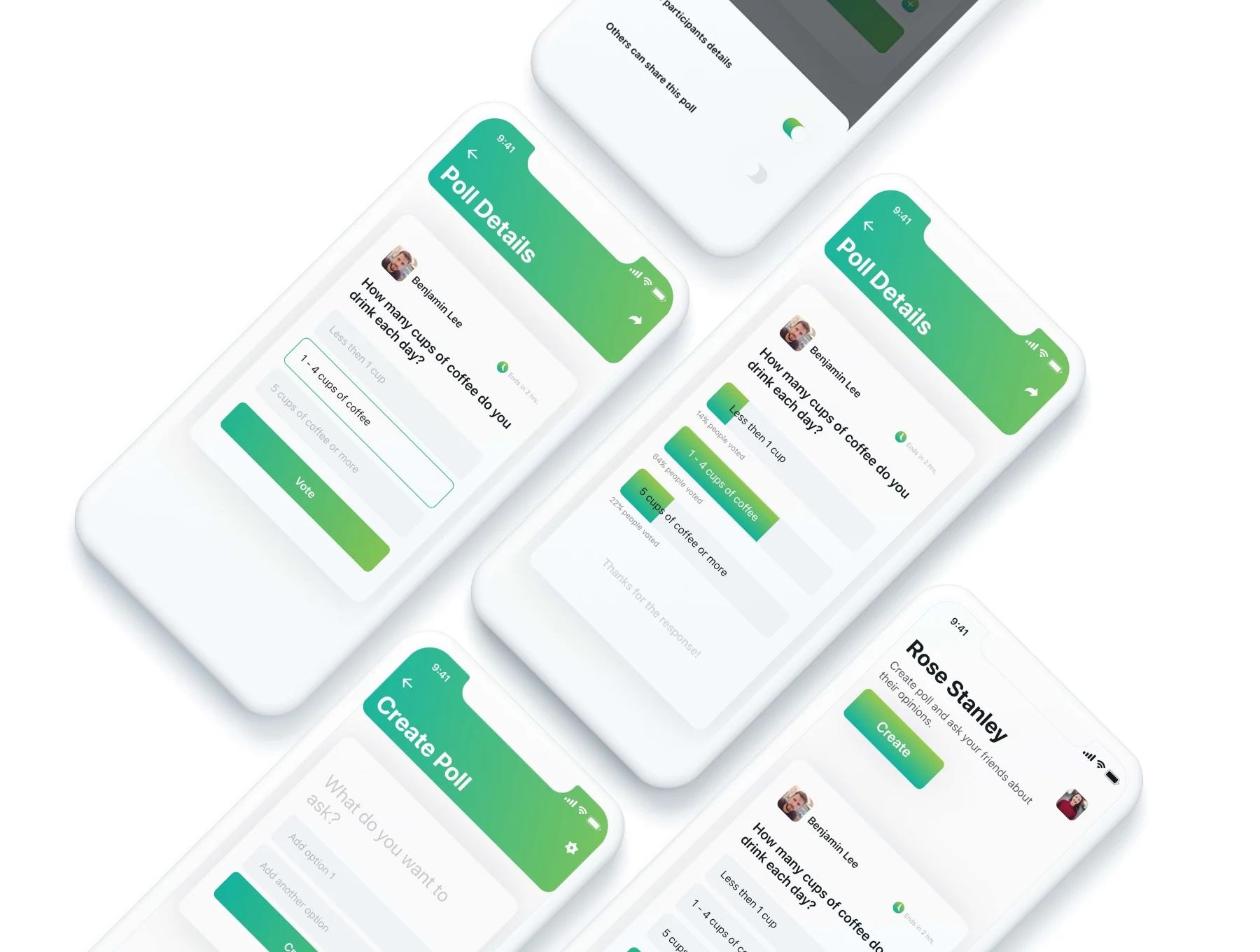 Online Poll UI Kit 2
