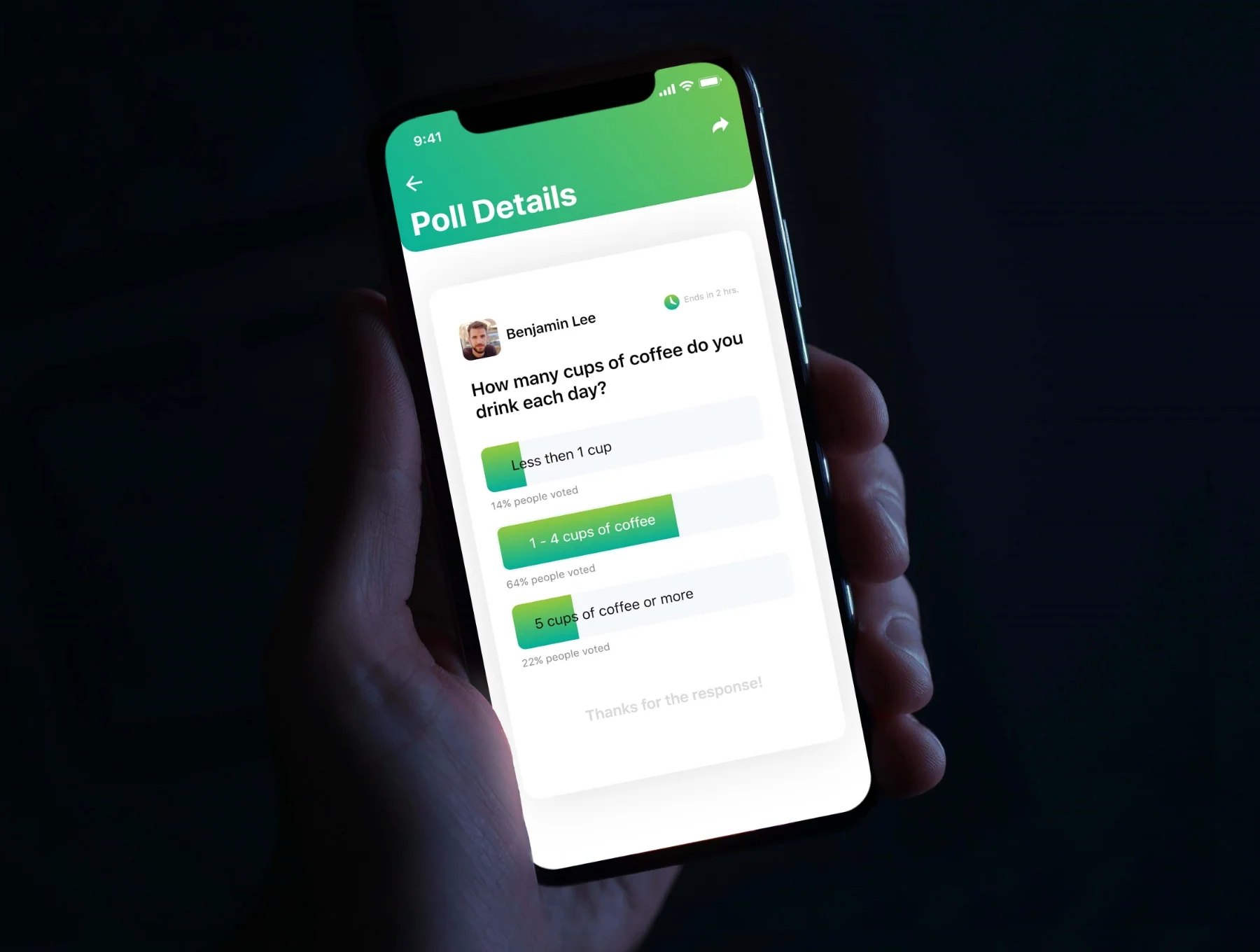 Online Poll UI Kit 4