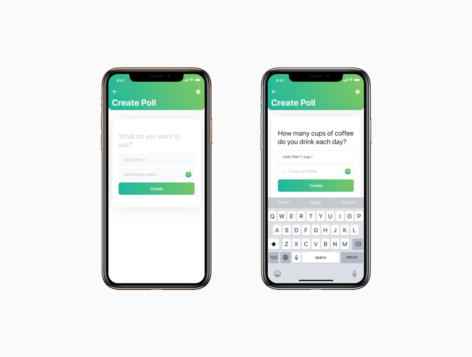 Online Poll UI Kit 6