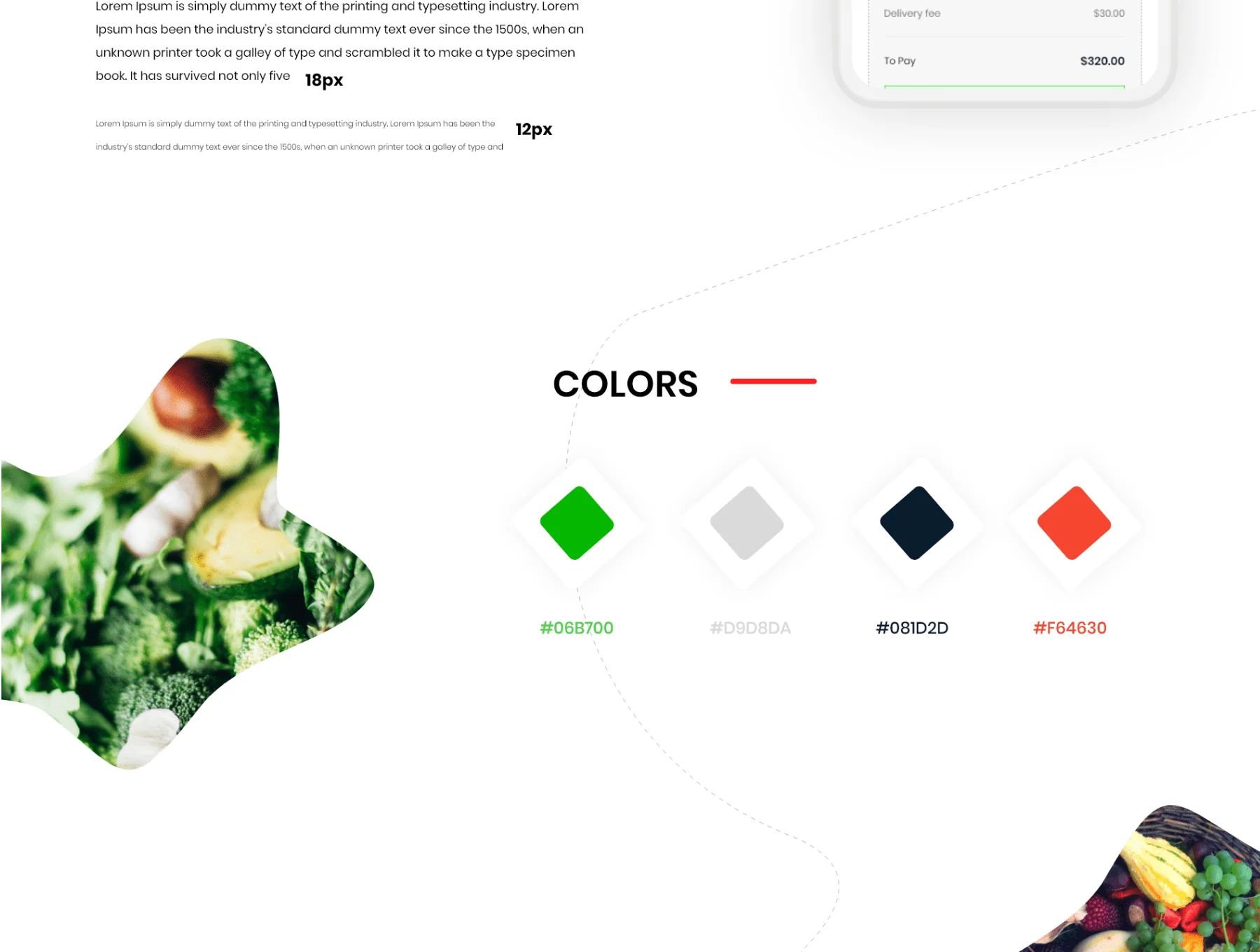 Adobe-XD Foods Ordering and Delivery App UI KIT 6