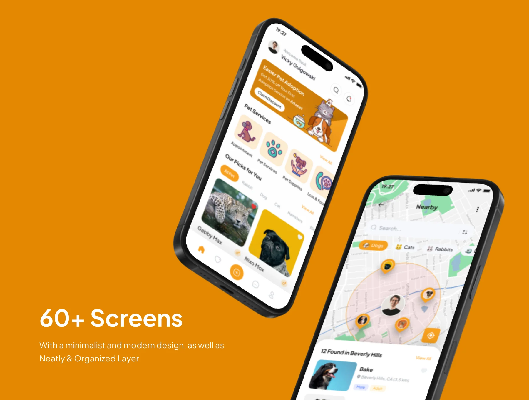 Adopet - Pet Adoption and Care App UI Kits 3
