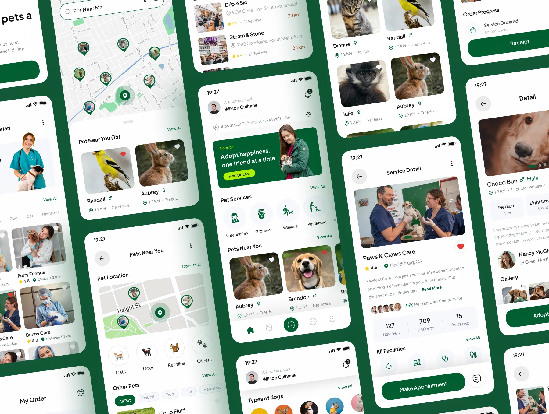 Adoptio  - Pet Adoption and Care Mobile App UI Kits 5