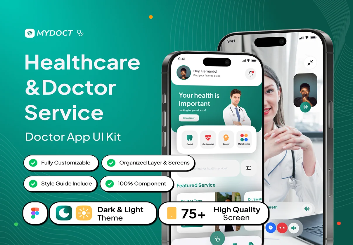 MYDOCT - Mobile Healthcare App Ui Kit