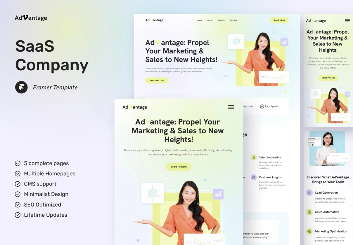 Advantage - Saas Company Framer