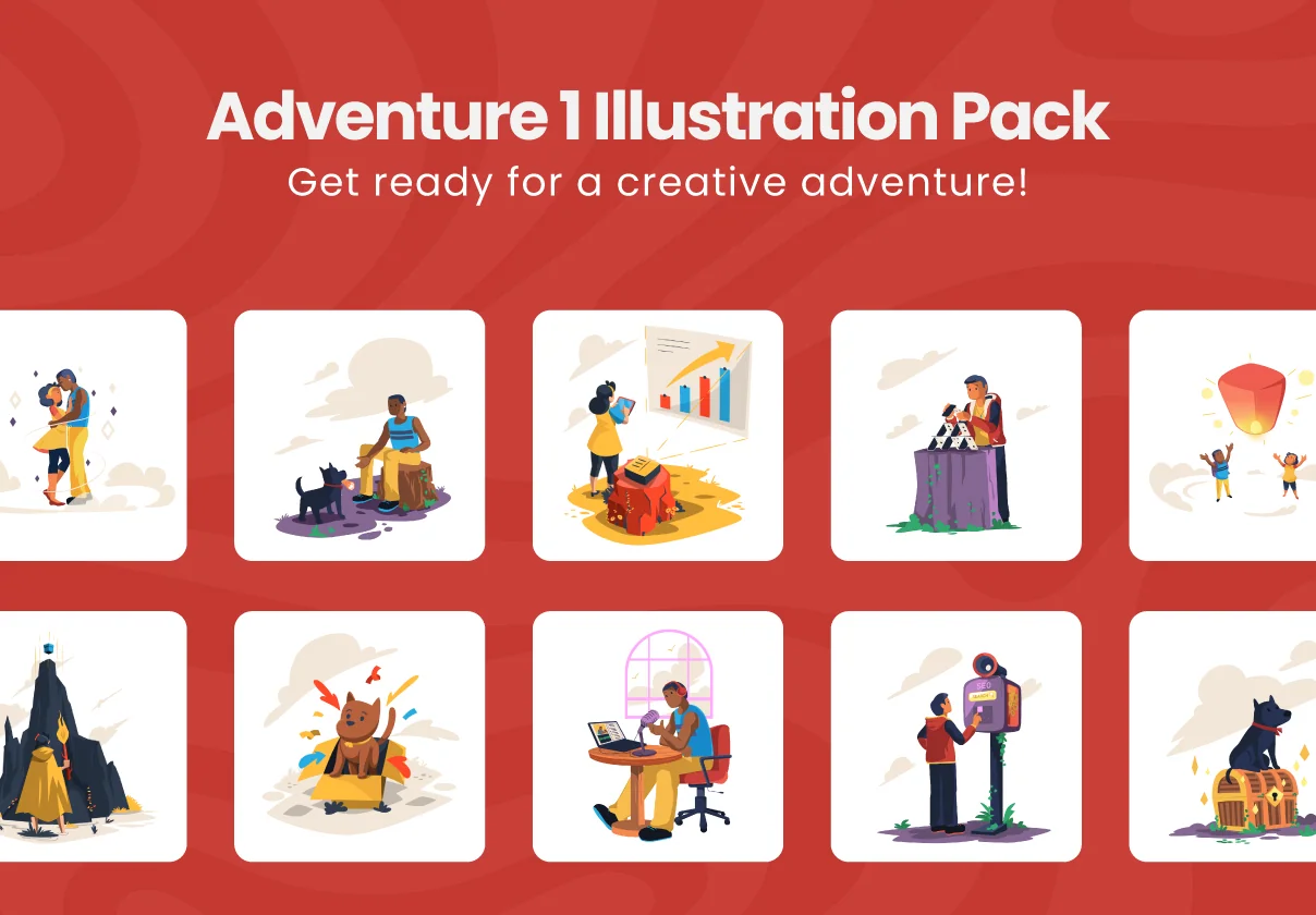 Adventure 1 Illustration Pack