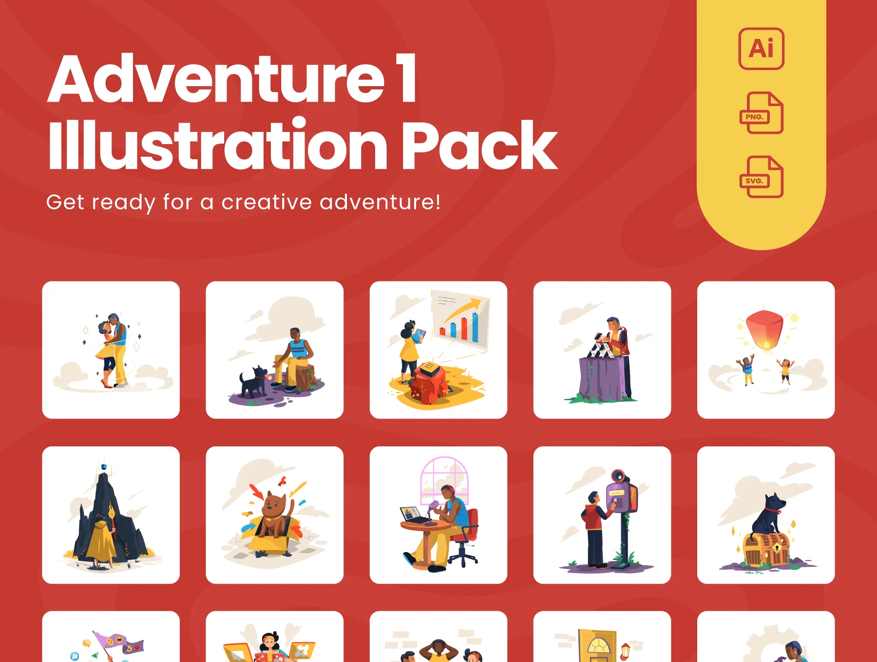 Adventure 1 Illustration Pack