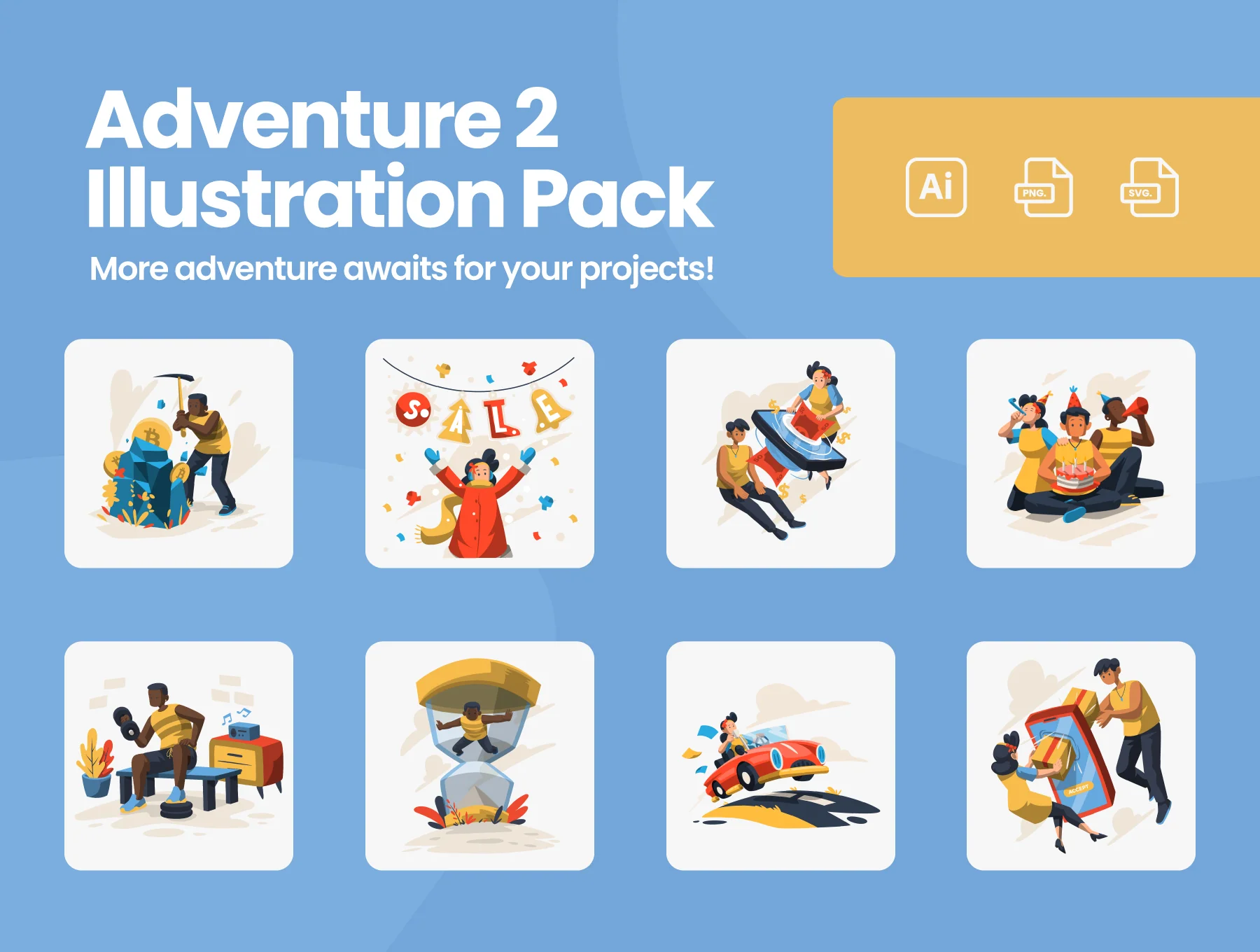 Adventure 2 Illustration Pack