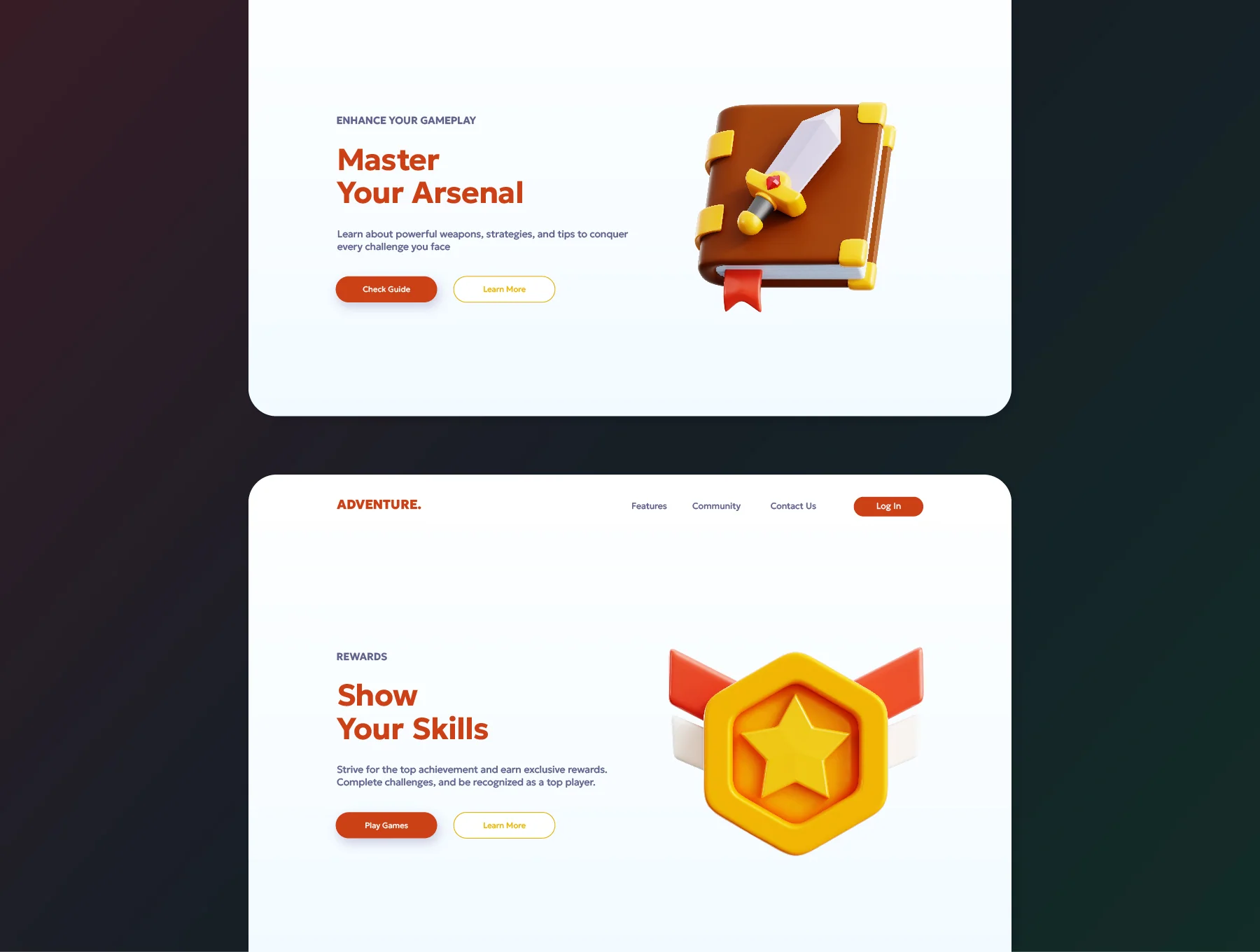 Adventure Game 3D Icon Pack 4