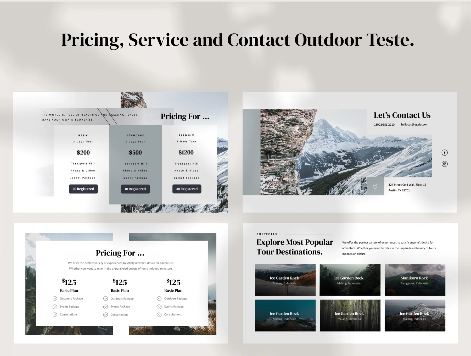EGIER - Outdoor Presentation Template 5