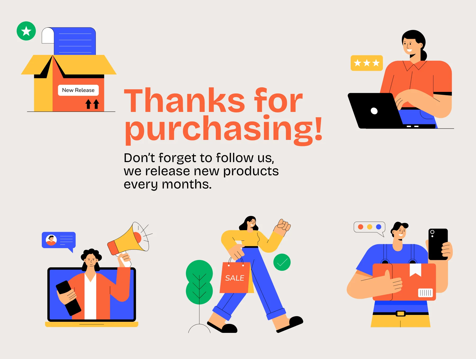 Advertising Illustration Pack 6