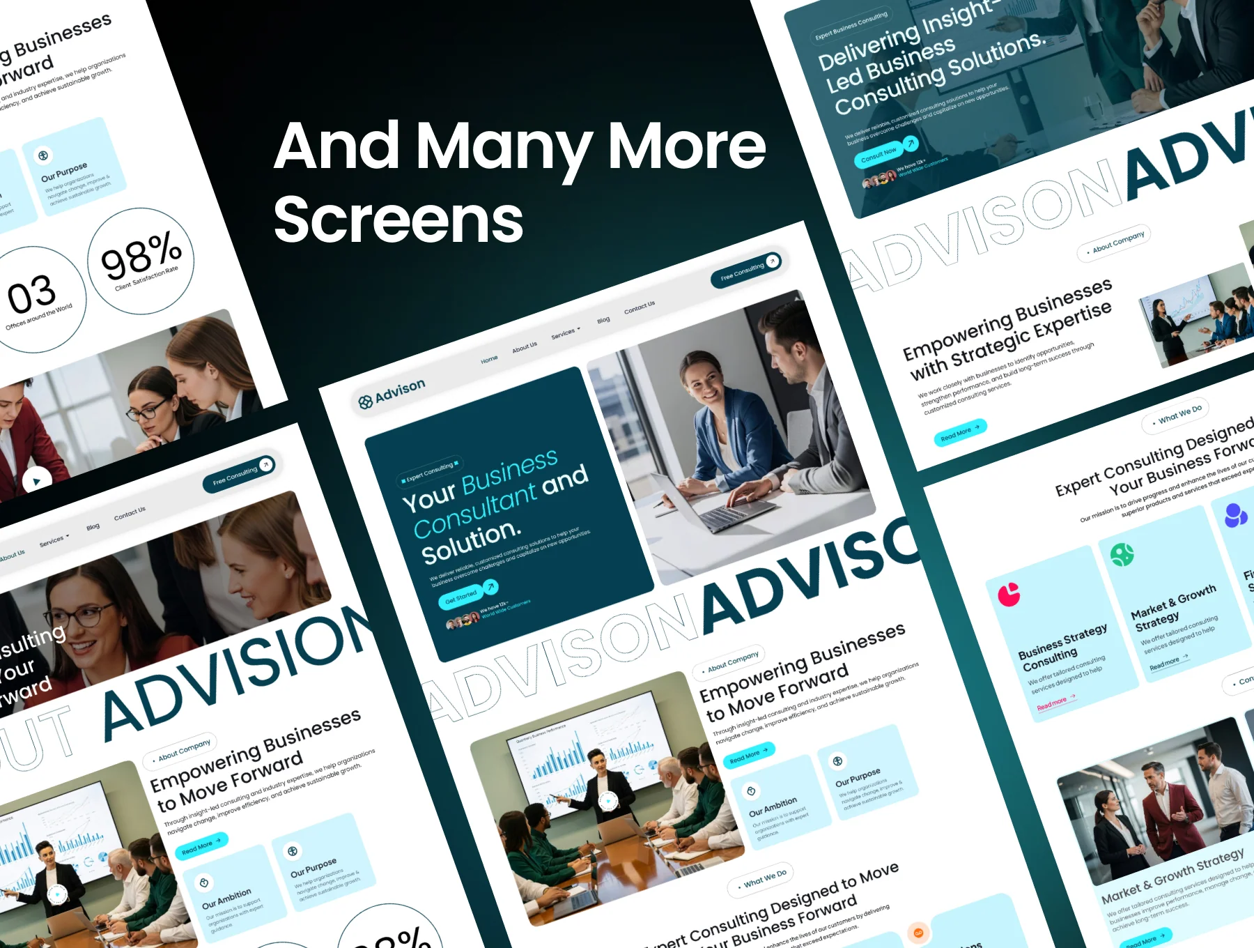 Advison – Business Consulting Website Figma Template 6