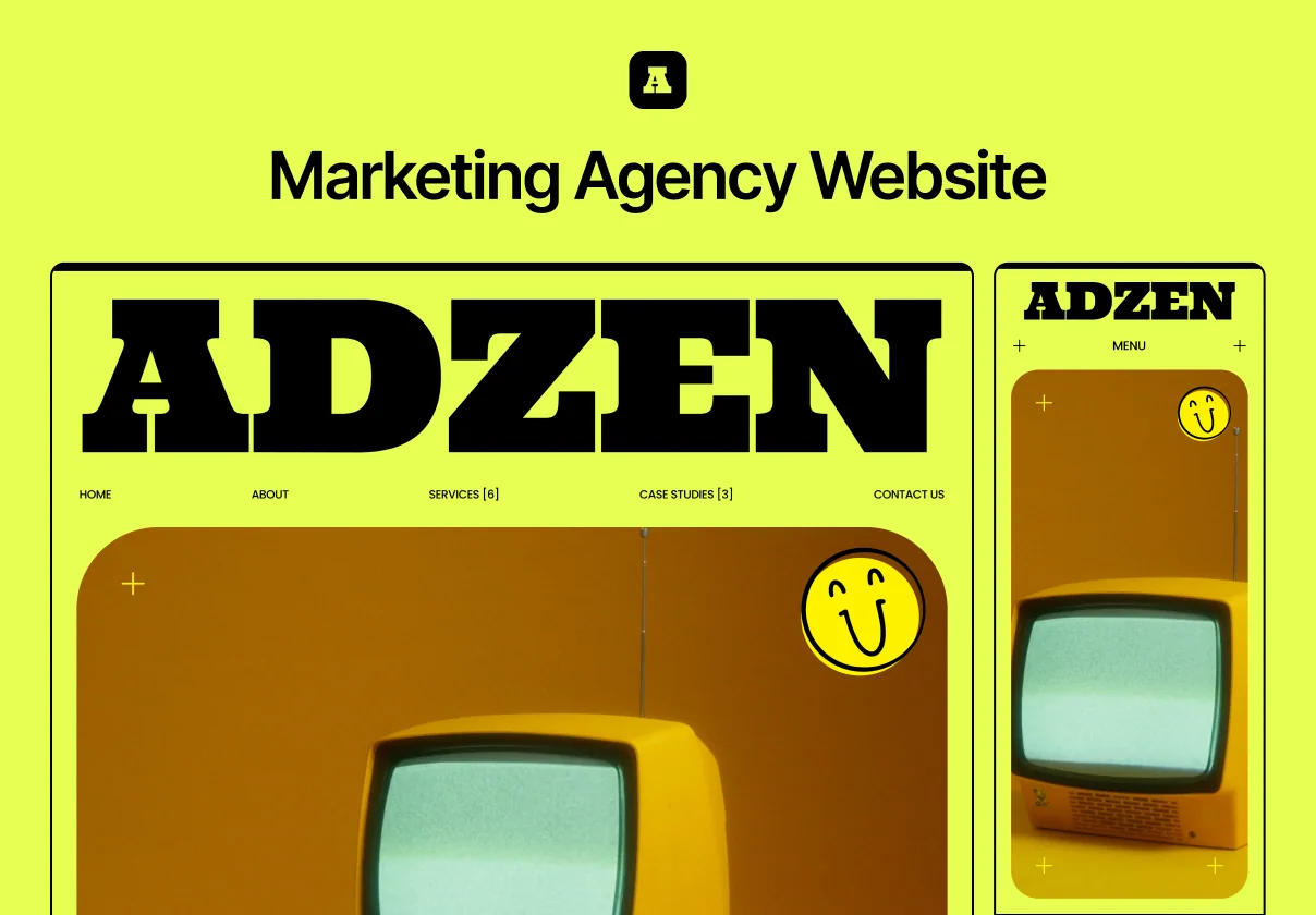 ADZEN — Marketing Agency Website