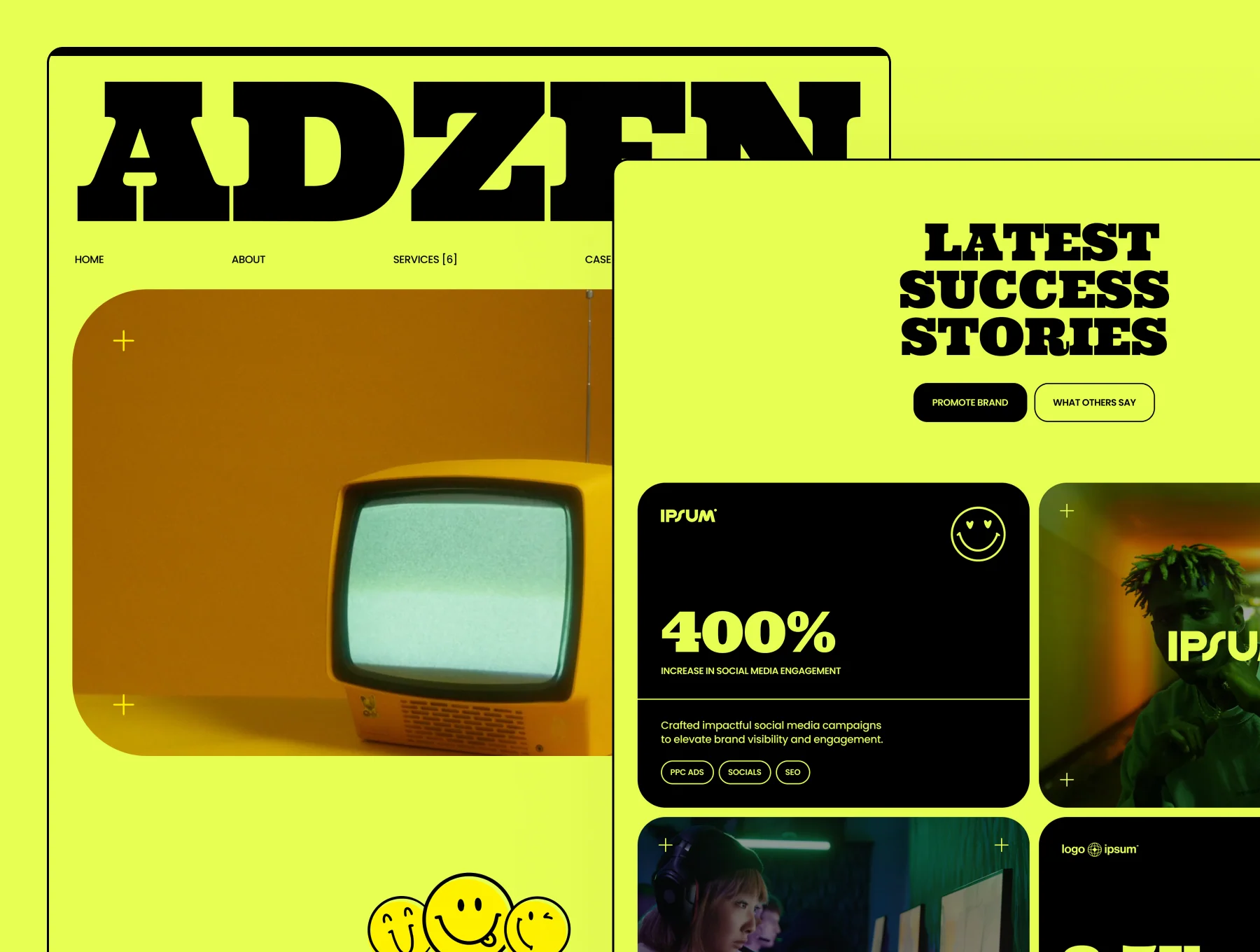 ADZEN — Marketing Agency Website 2