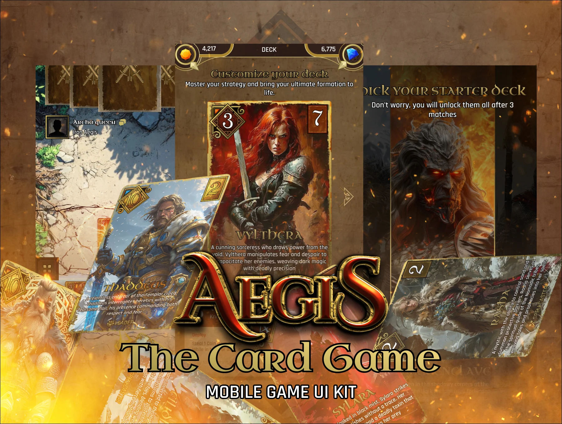 Aegis Game UI Kit