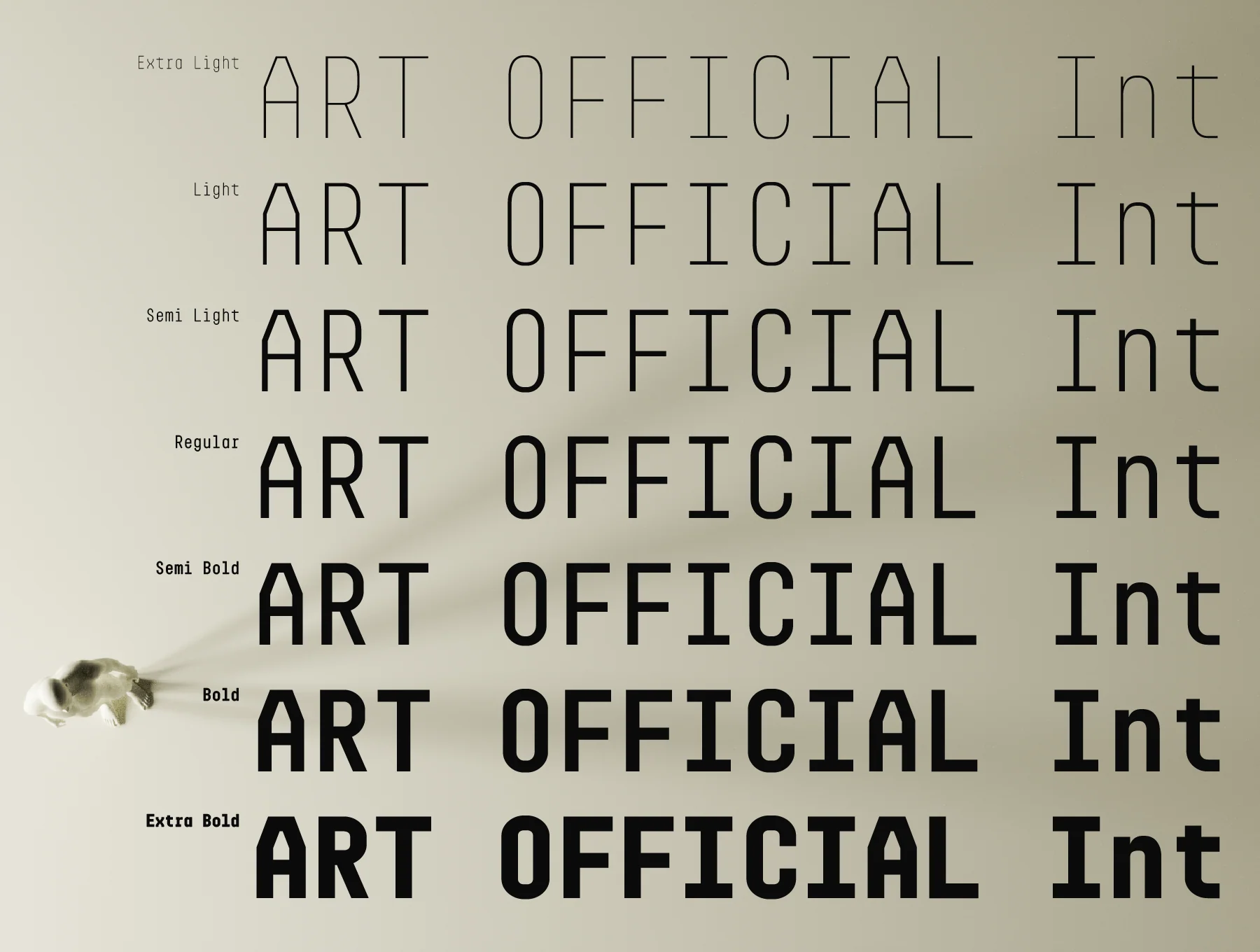 Aeion Mono Spaced Variable Font Family 2