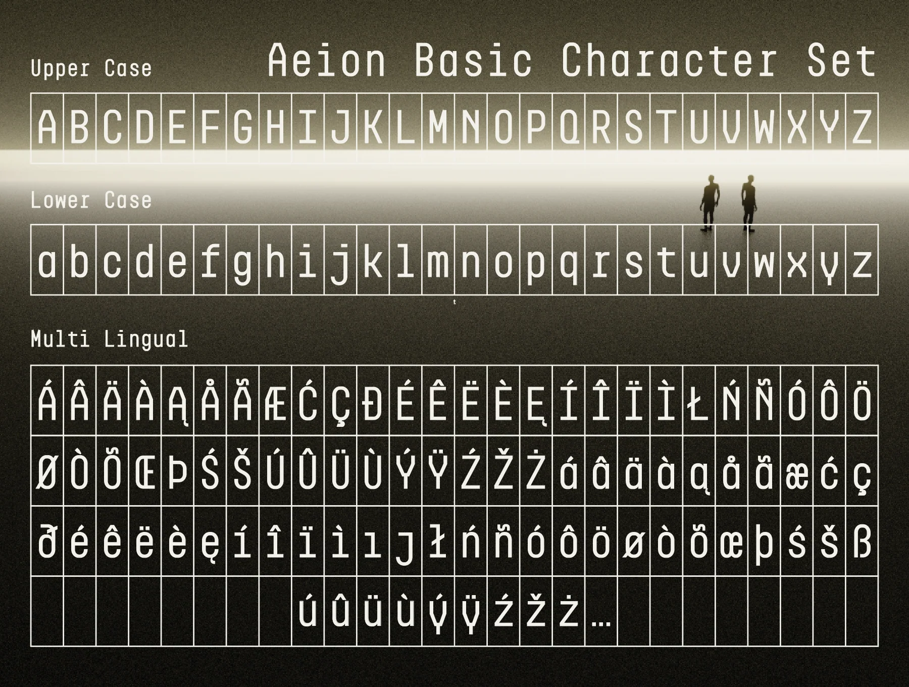 Aeion Mono Spaced Variable Font Family 4