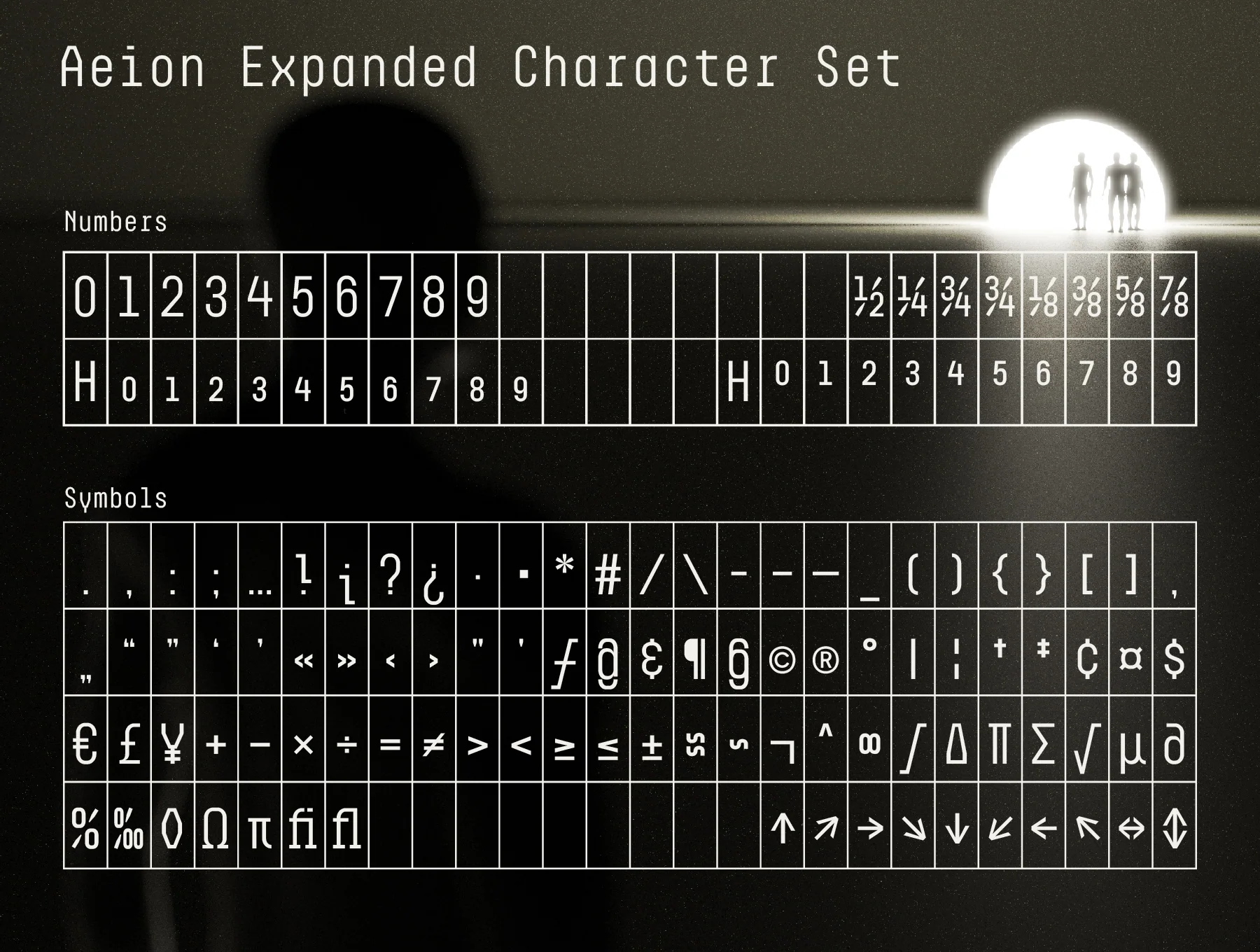Aeion Mono Spaced Variable Font Family 6
