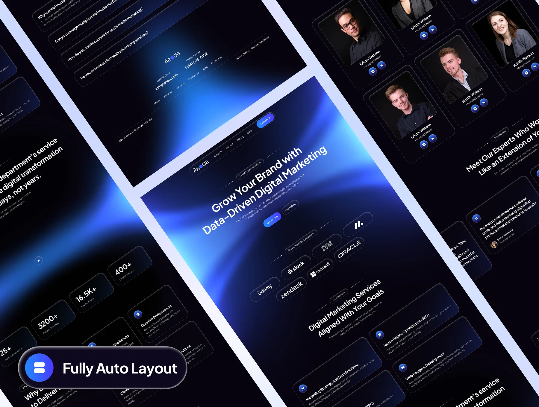 Aeoa - Marketing Agency Website UI Kit 6