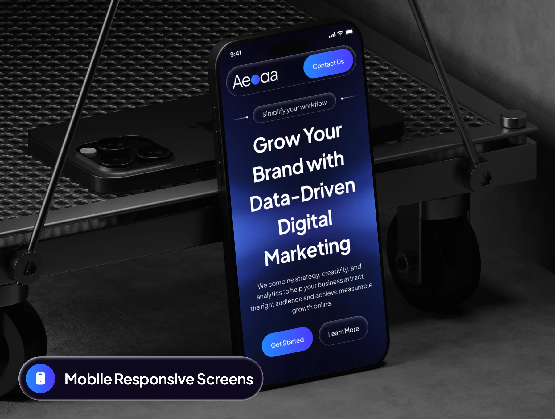 Aeoa - Marketing Agency Website UI Kit 7