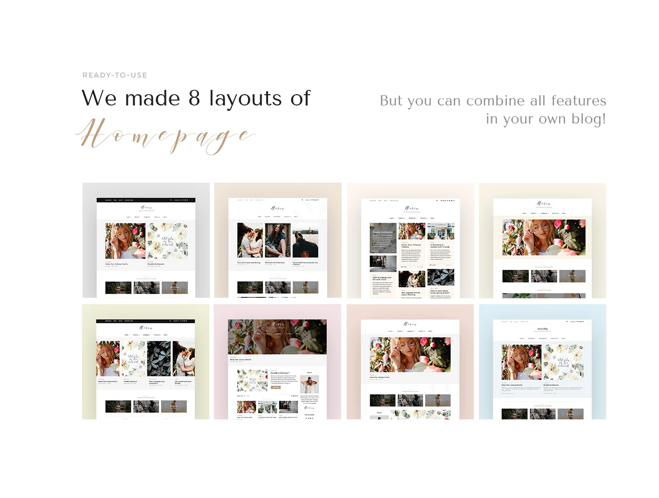 Aerin WordPress Blog & Shop 2
