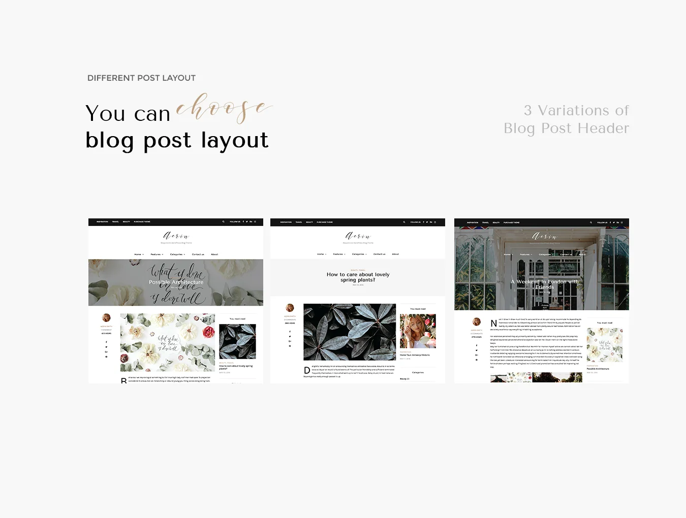 Aerin WordPress Blog & Shop 4