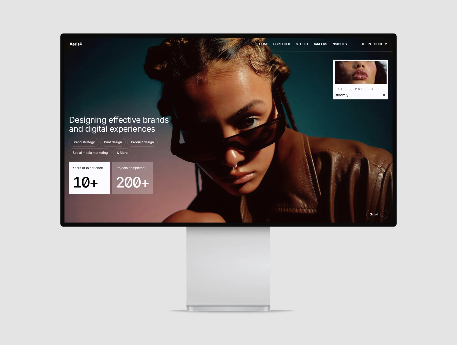 Aeris — Portfolio Framer template